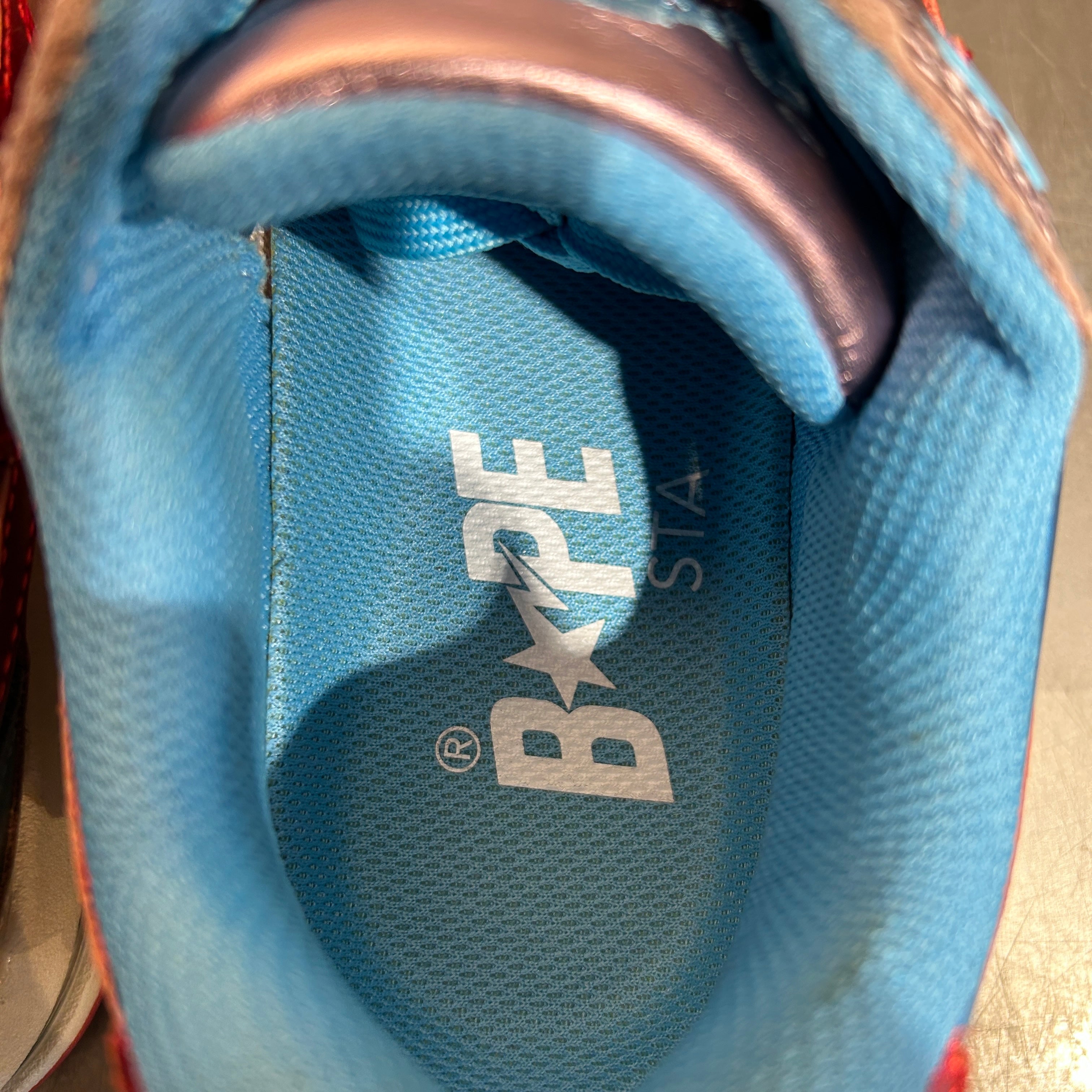 A BATHING APE/Low-Sneakers/US 5/Leather/BLU/ROAD STA view 3