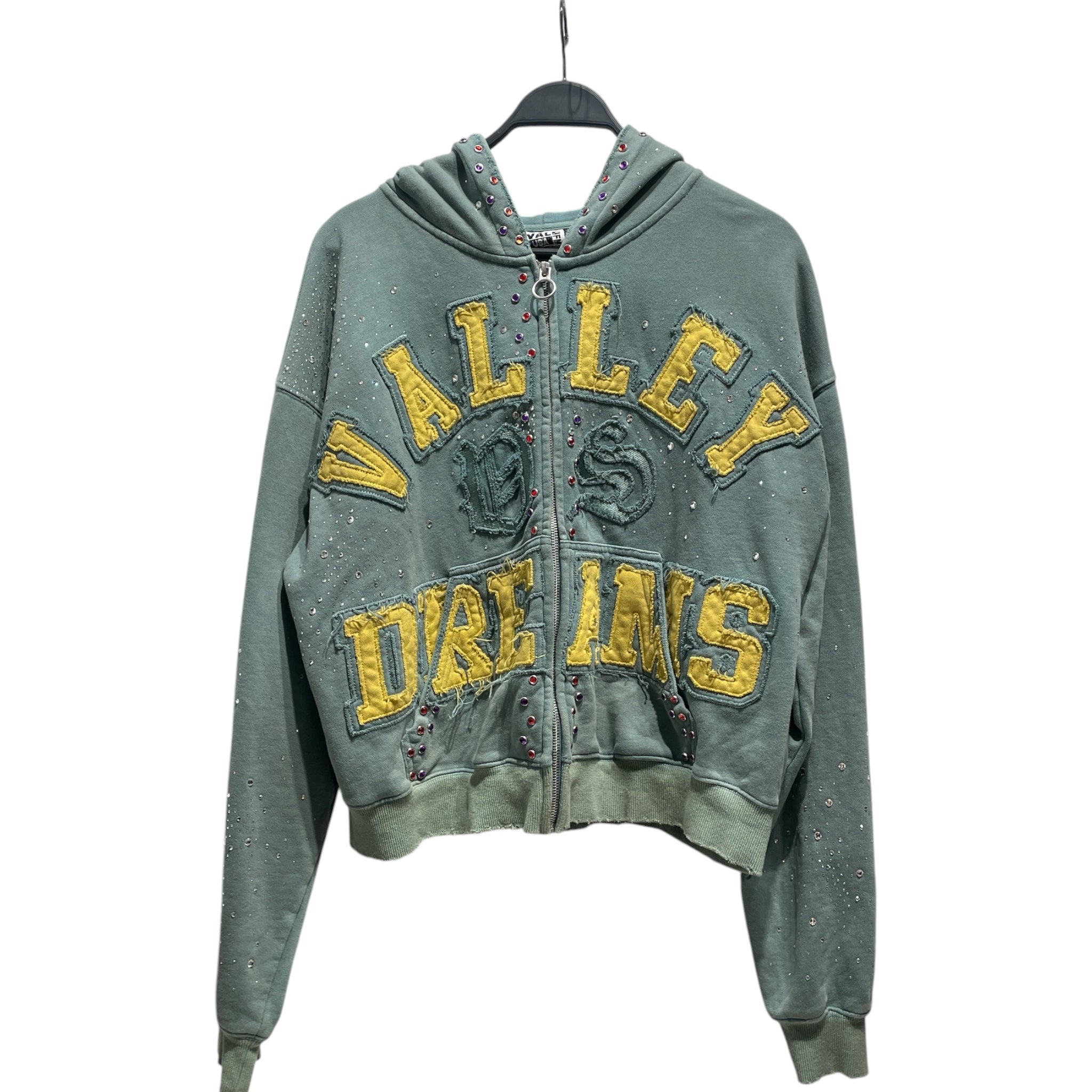 Vale/Zip Up Hoodie/M/Cotton/GRN/Bank Zip Up Hoodie view 1