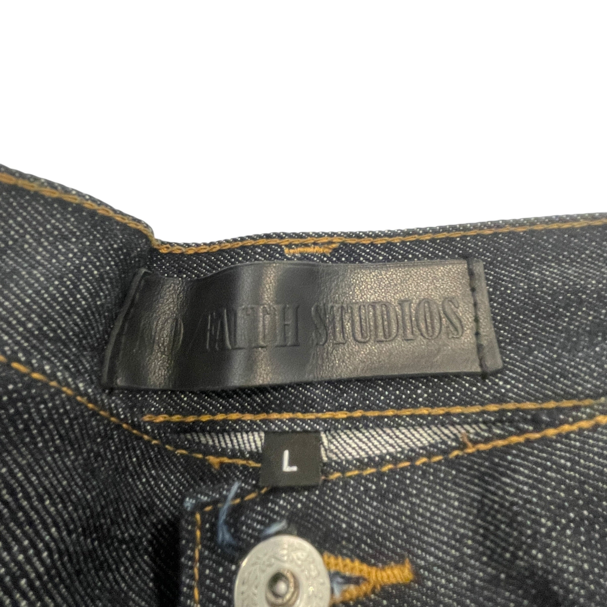NO/FAITH STUDIOS/Pants/L/Denim/BLU/Selvedge Denim Blue Jeans view 4