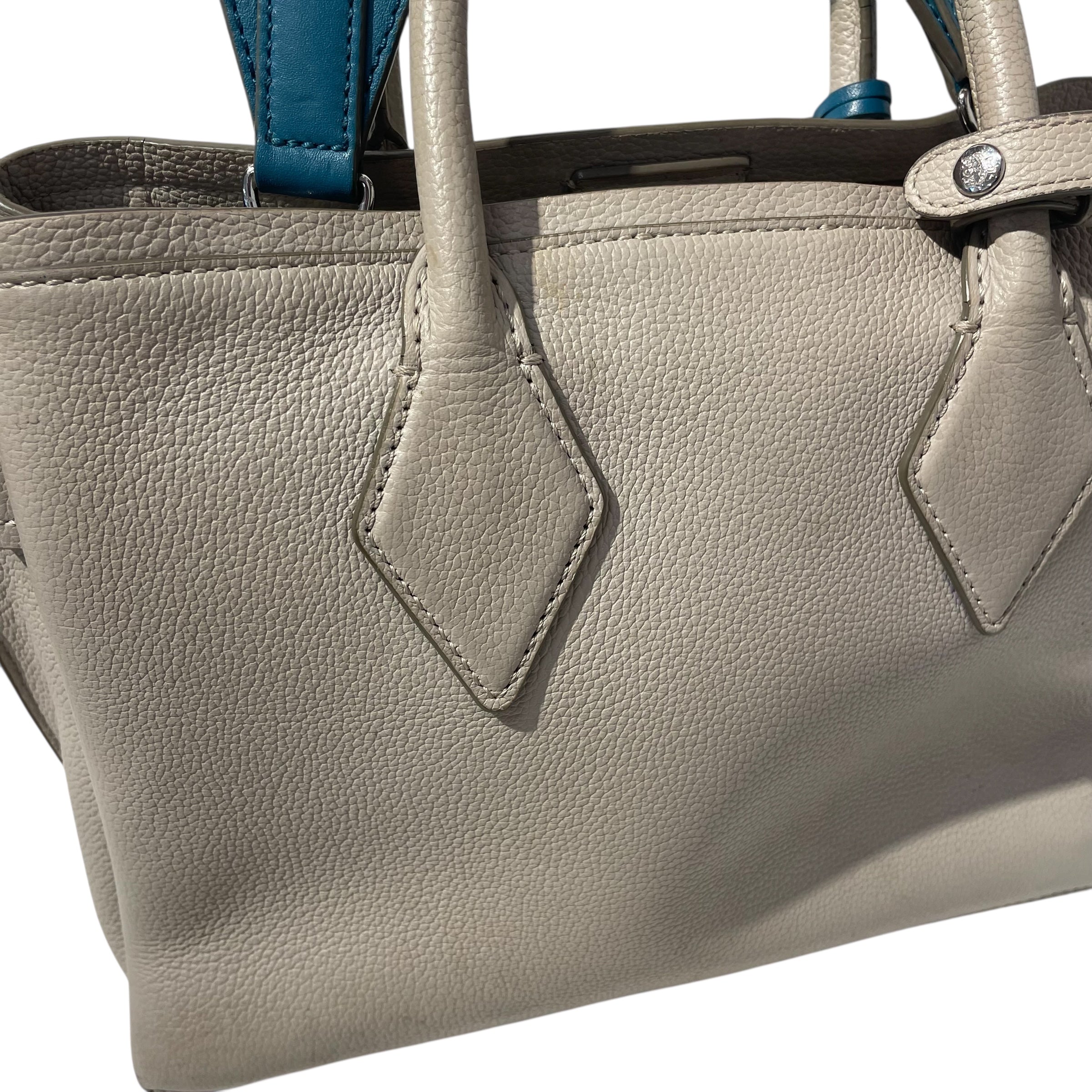 MCM/Cross Body Bag/Leather/GRY/mcm plain bag view 10