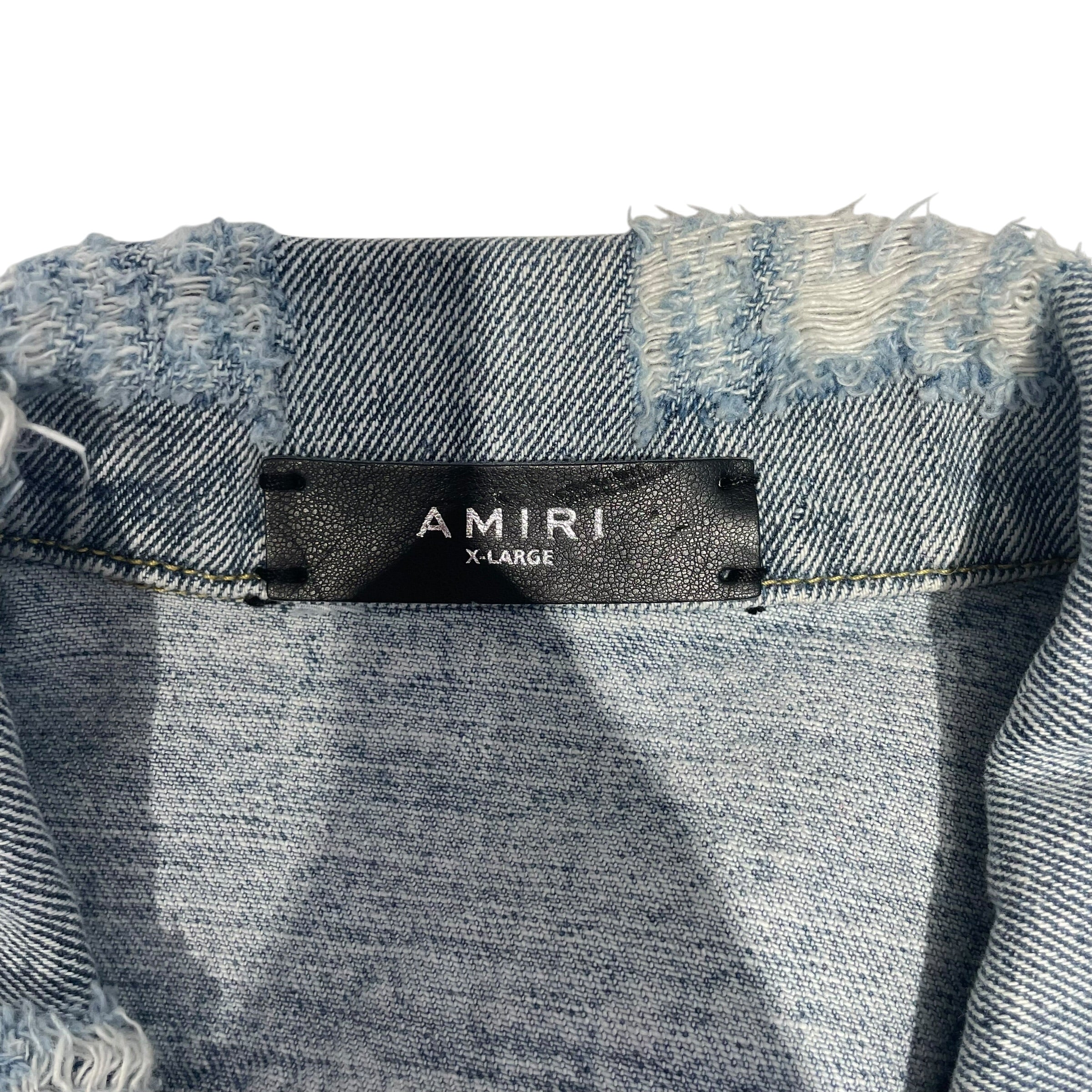 AMIRI/Denim Jkt/XL/Denim/BLU/All Over Print/ Denim Hollywood Trucker view 3