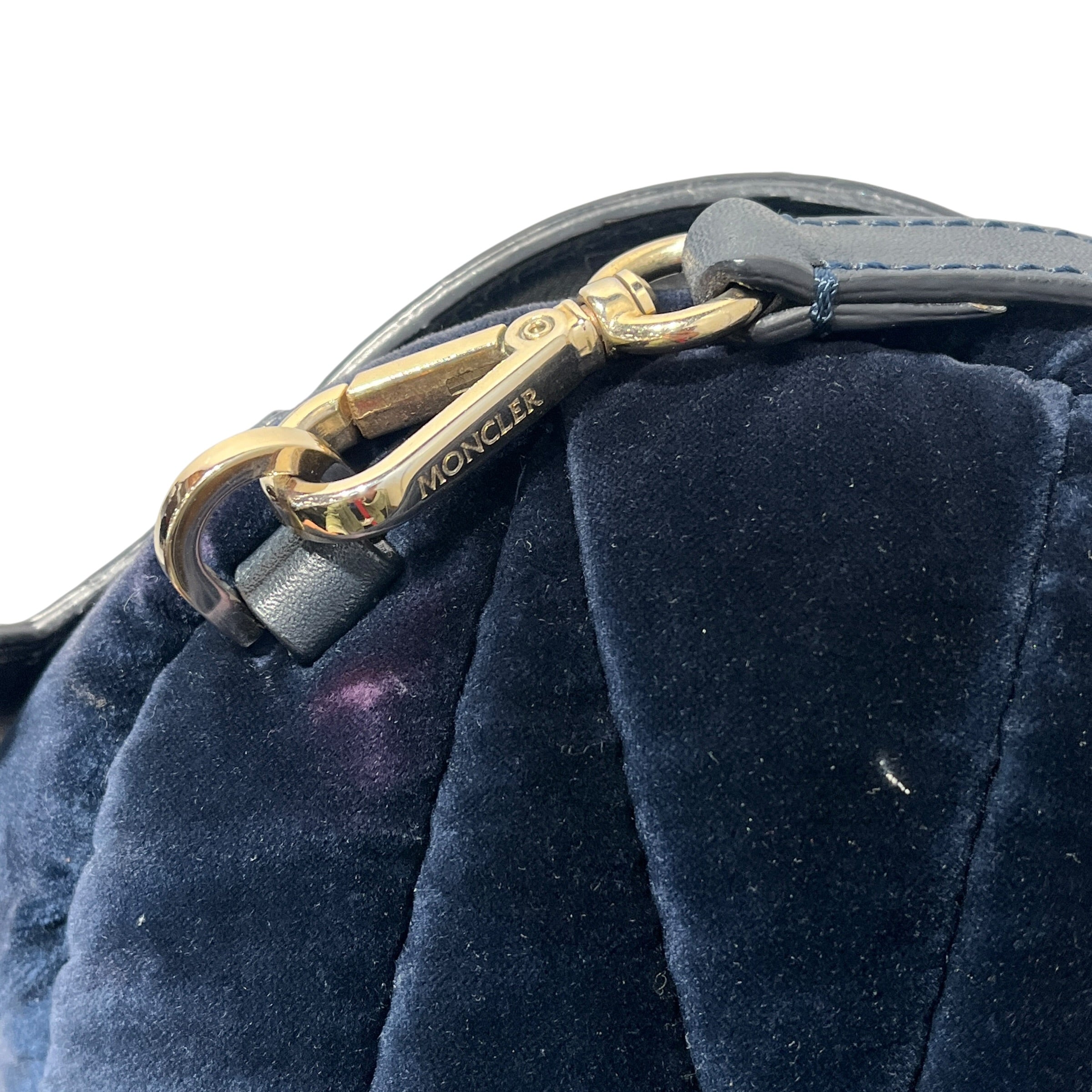 MONCLER/Backpack/NVY/velvet mini backpack view 17