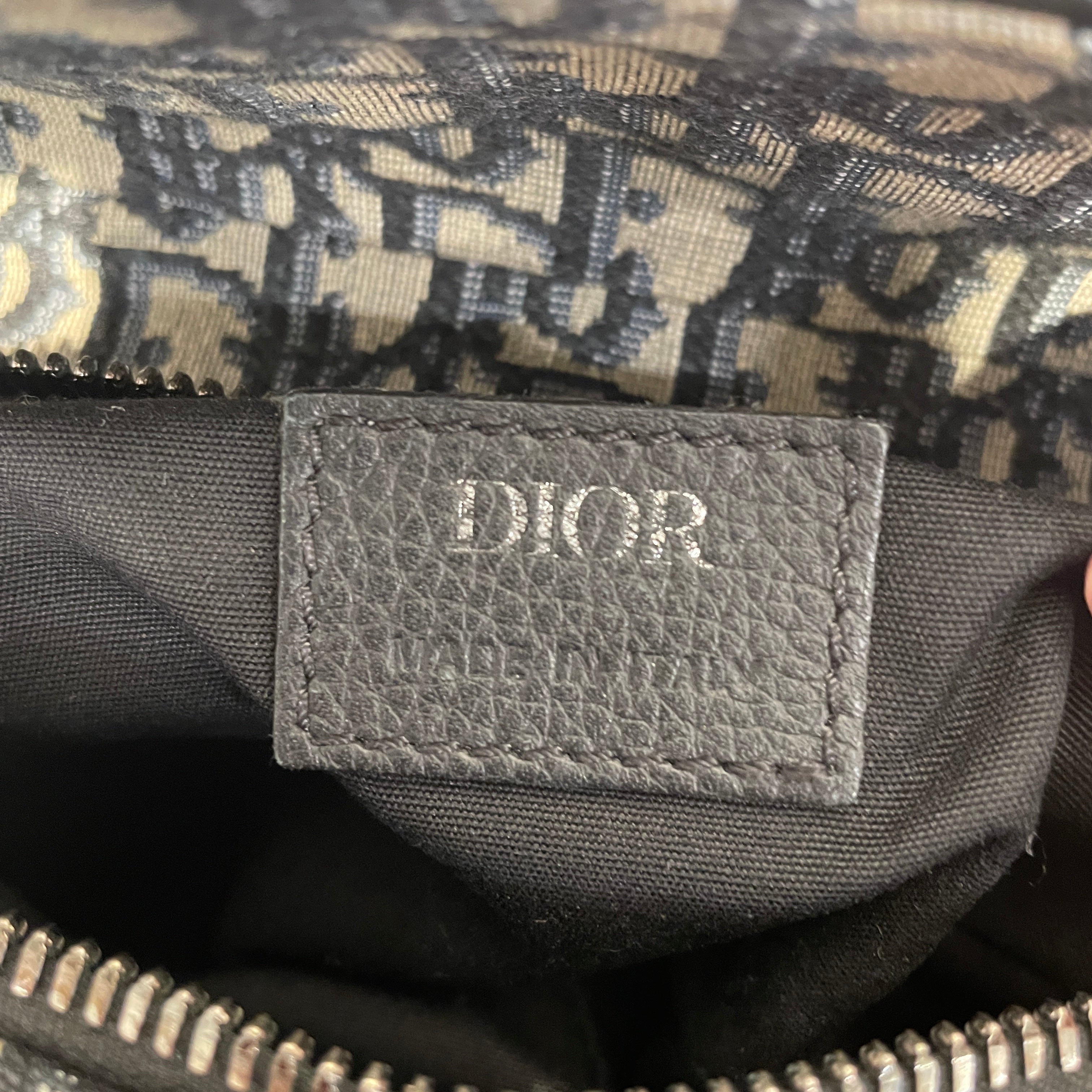 Christian Dior/Cross Body Bag/MLT/Oblique Jacquard Saddle view 3