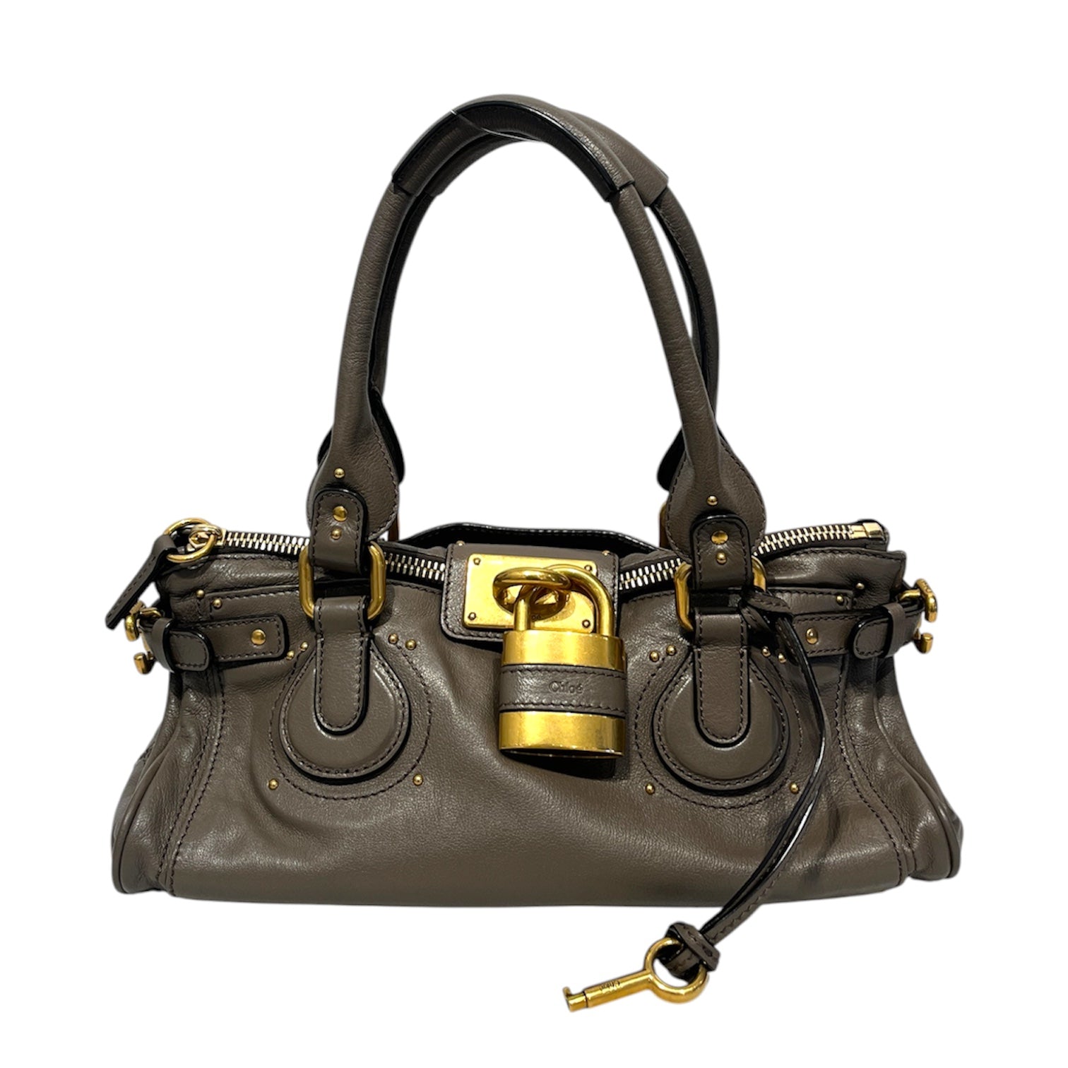 Chloe/Bag/Leather/GRY/CHLOE GRAY PADDINGTON view 1