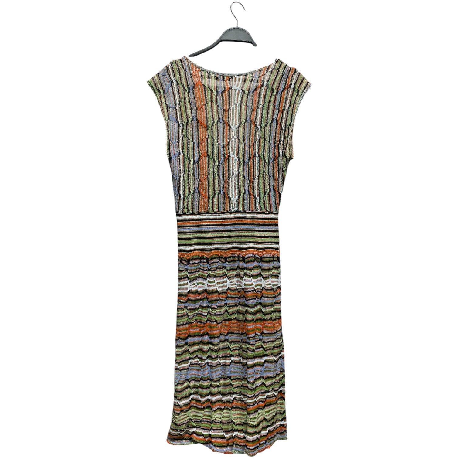 MISSONI/SS Dress/8/Stripe/Nylon/MLT/V-Neck Stripe Dress view 2