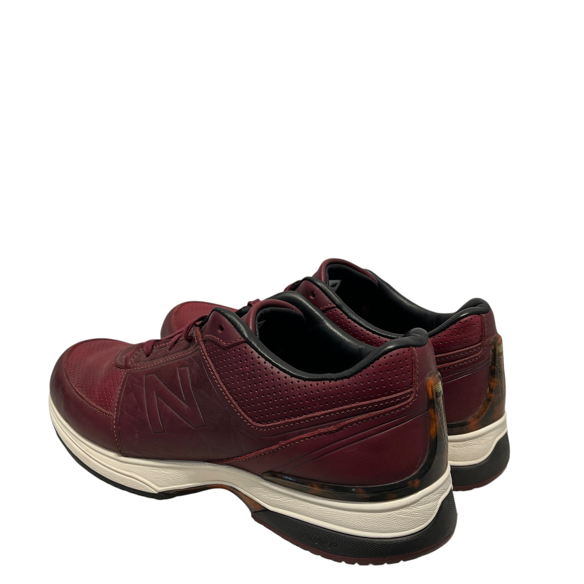 NEW BALANCE/Low-Sneakers/US 12.5/Leather/BRD/2040v3 oxblood HANDMADE view 2