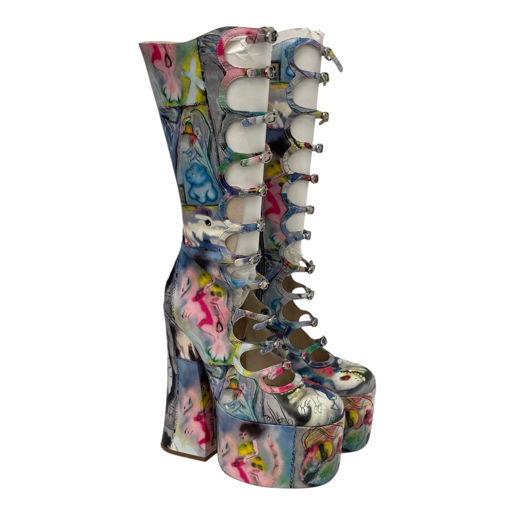 MARC JACOBS/Boots/US 7.5/All Over Print/Leather/MLT/LOVEPARKS view 1
