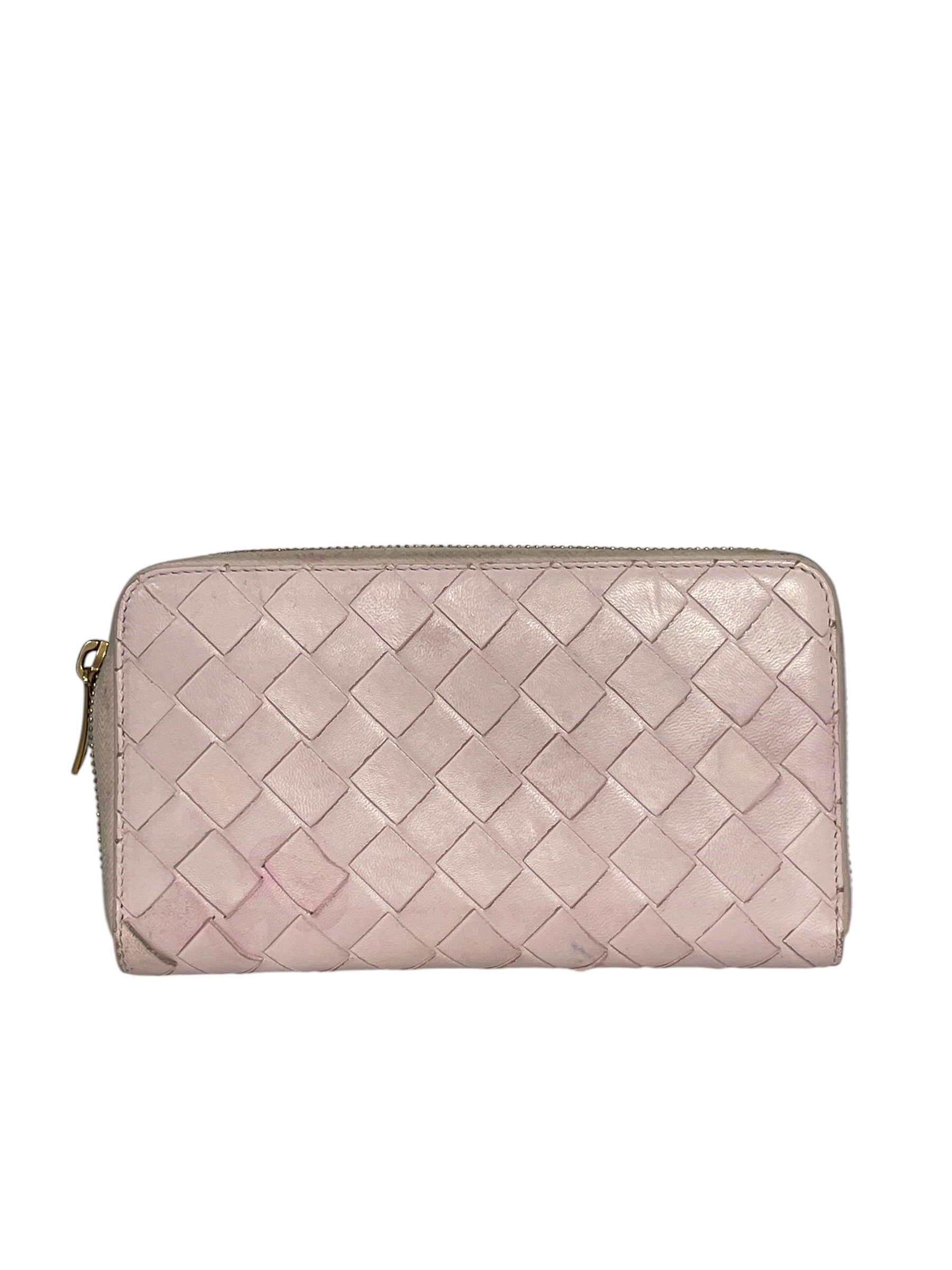 BOTTEGA VENETA/Long Wallet/Leather/PNK/L's/ view 2