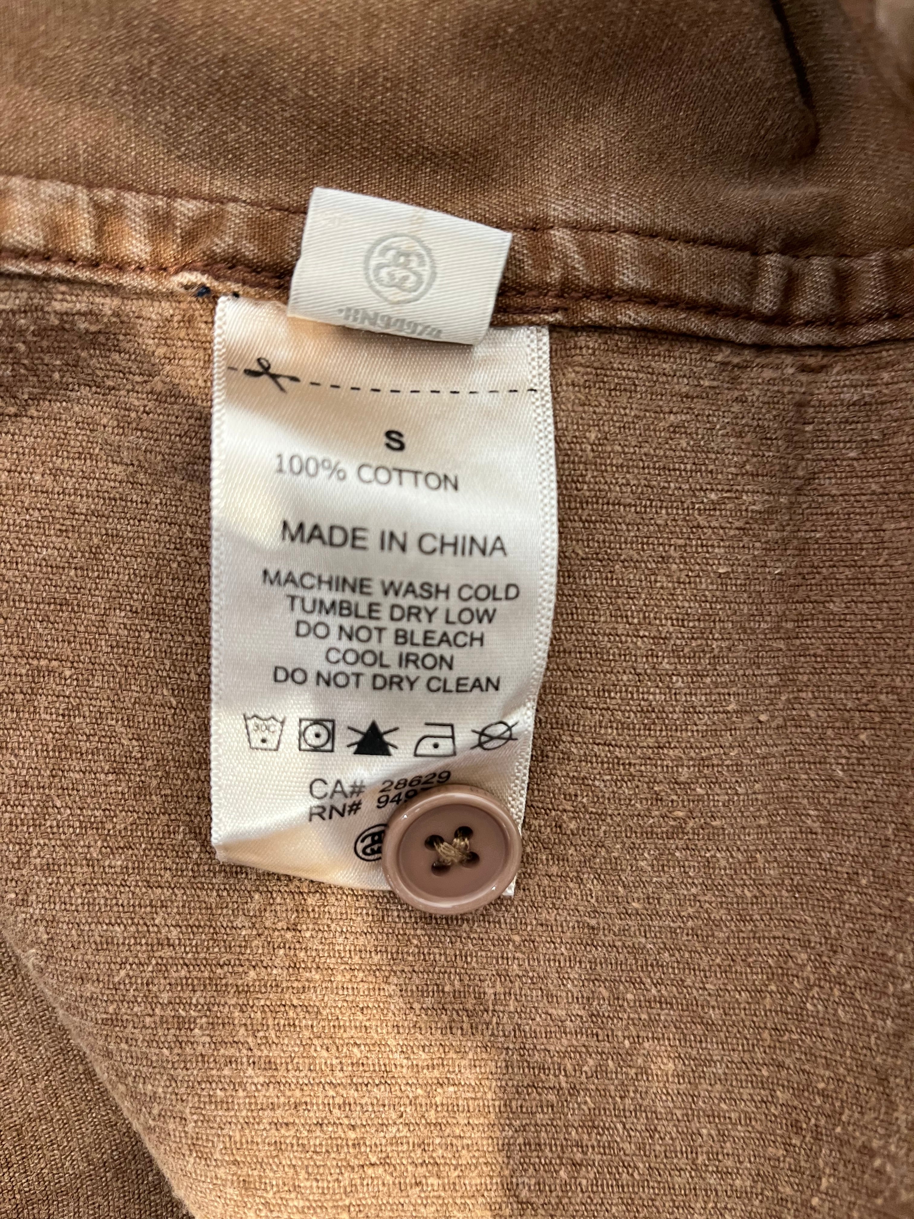 STUSSY/Jacket/S/Corduroy/CML/TAN CORDUROY SLEEVE WORK JCKT view 4