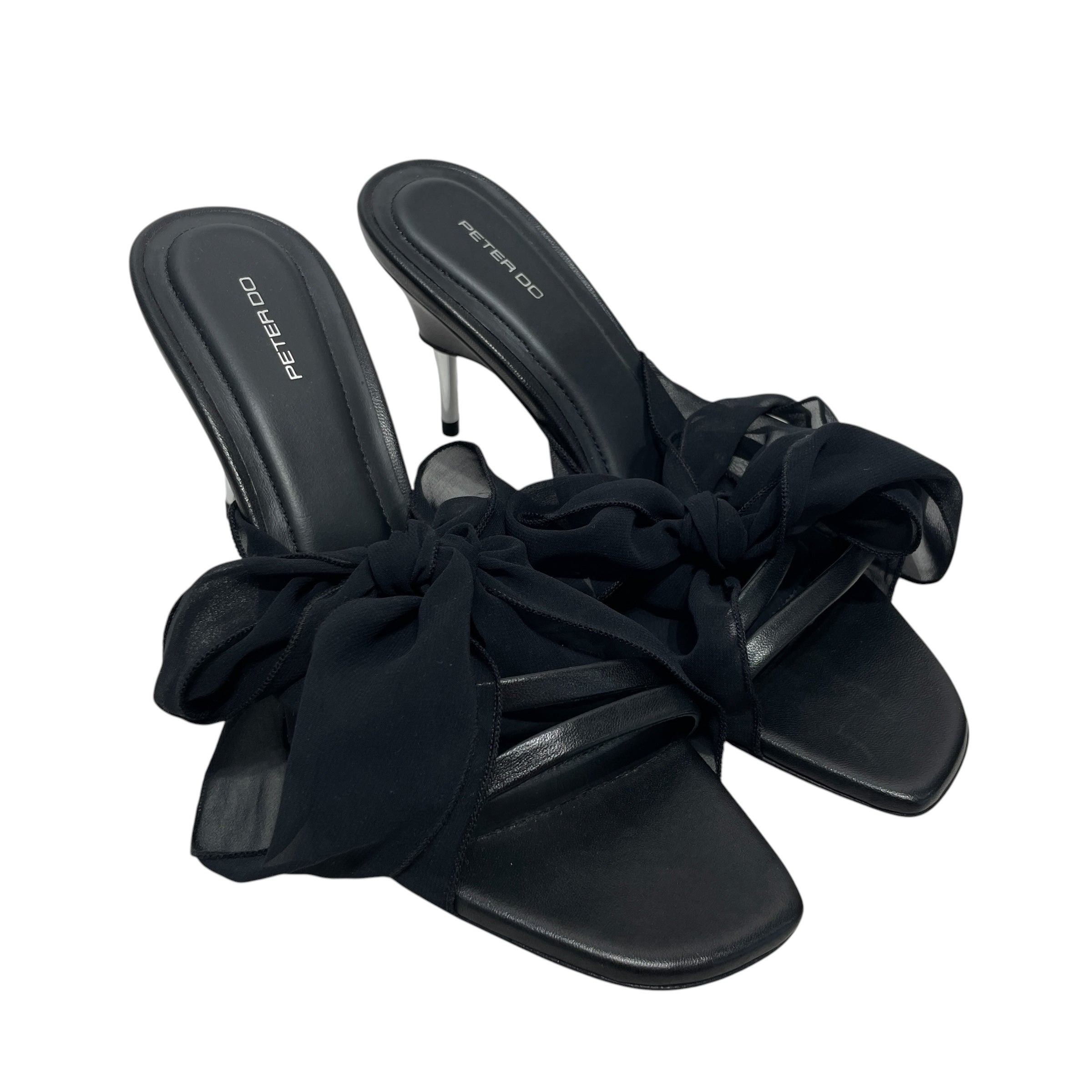 PETER DO/Heels/EU 37/Leather/BLK/BOW view 1