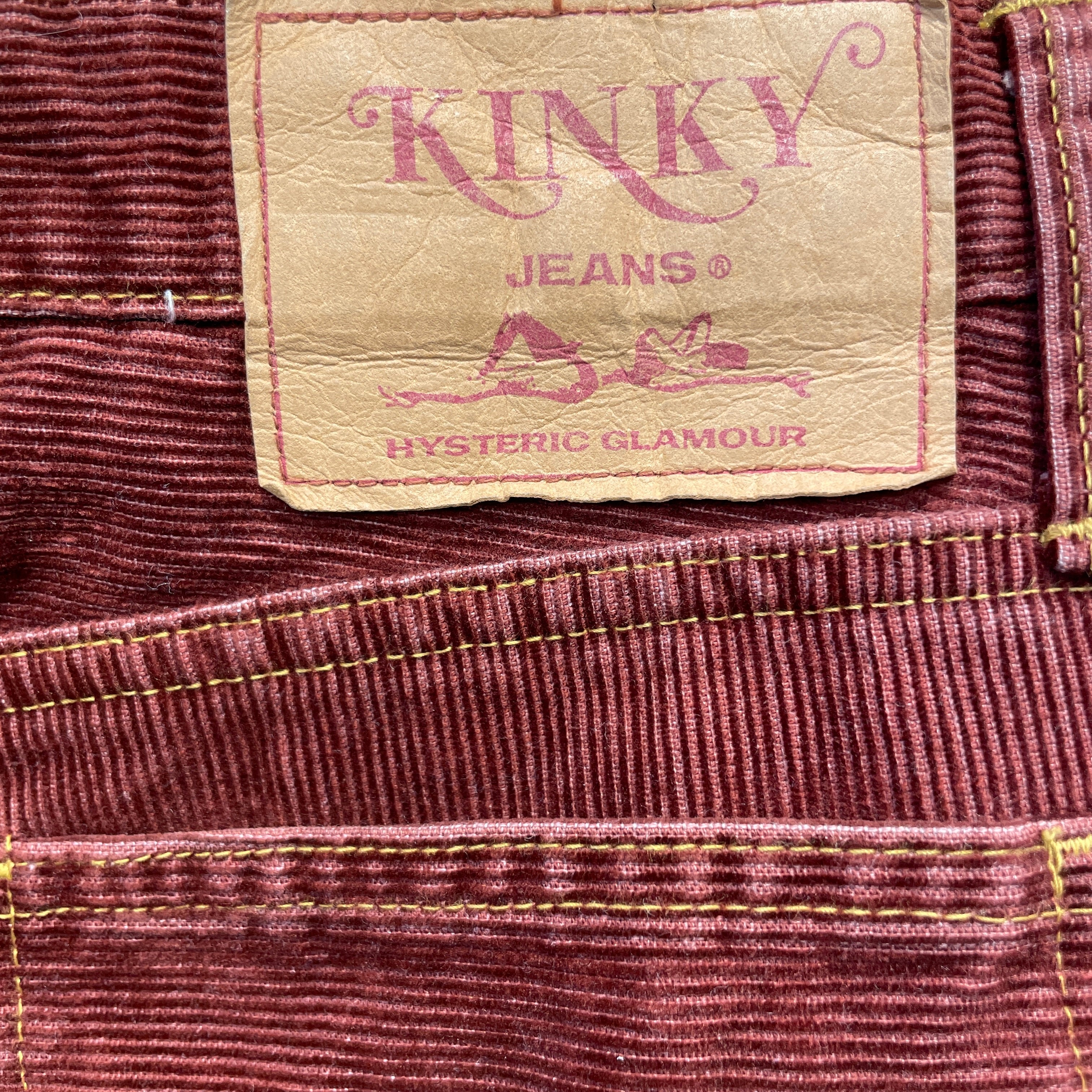 HYSTERIC GLAMOUR/Straight Pants/FREE/Corduroy/BRD/kinky jeans view 3