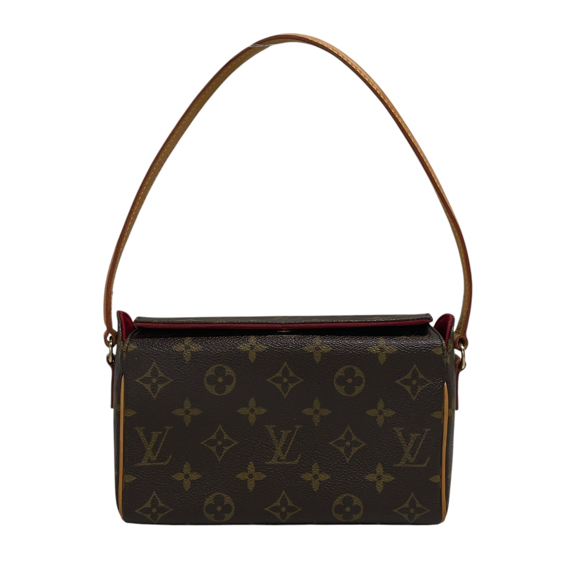 LOUIS VUITTON/Hand Bag/Monogram/BRW/RECITAL/ RED CLOTH INTERIOR view 1