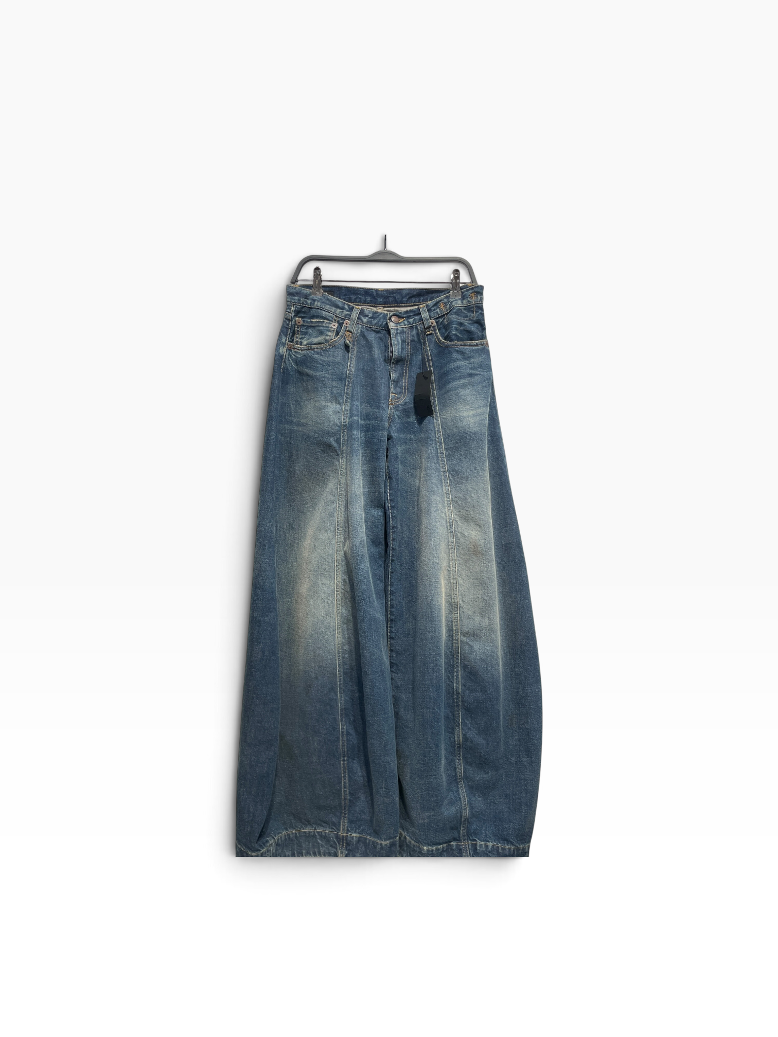 R13/Wide Leg Pants/25/Denim/IDG/EXTREME BARREL LEG view 1