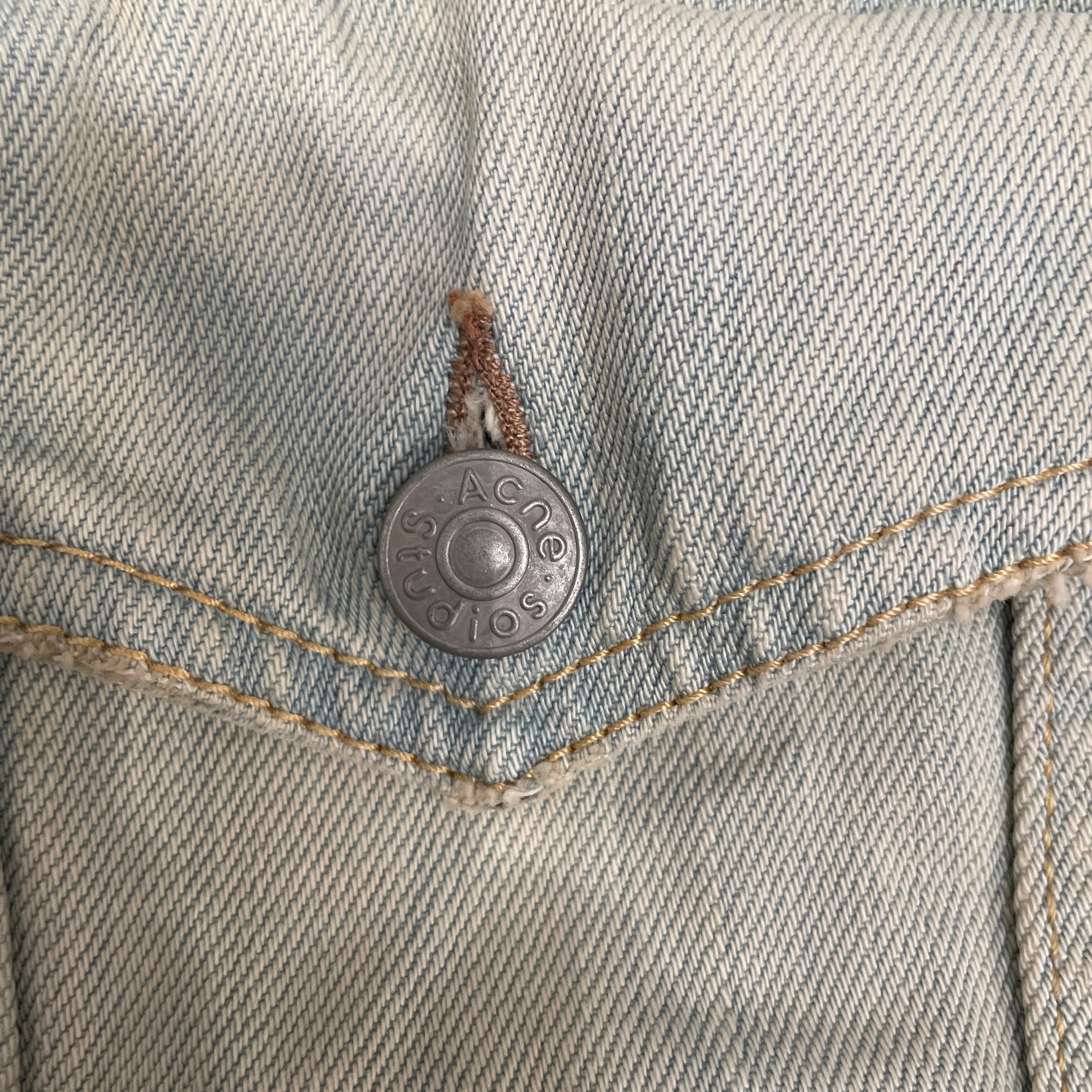 Acne Studios/Denim Jkt/42/Denim/IDG/LIGHTWASH BUTTON UP view 5
