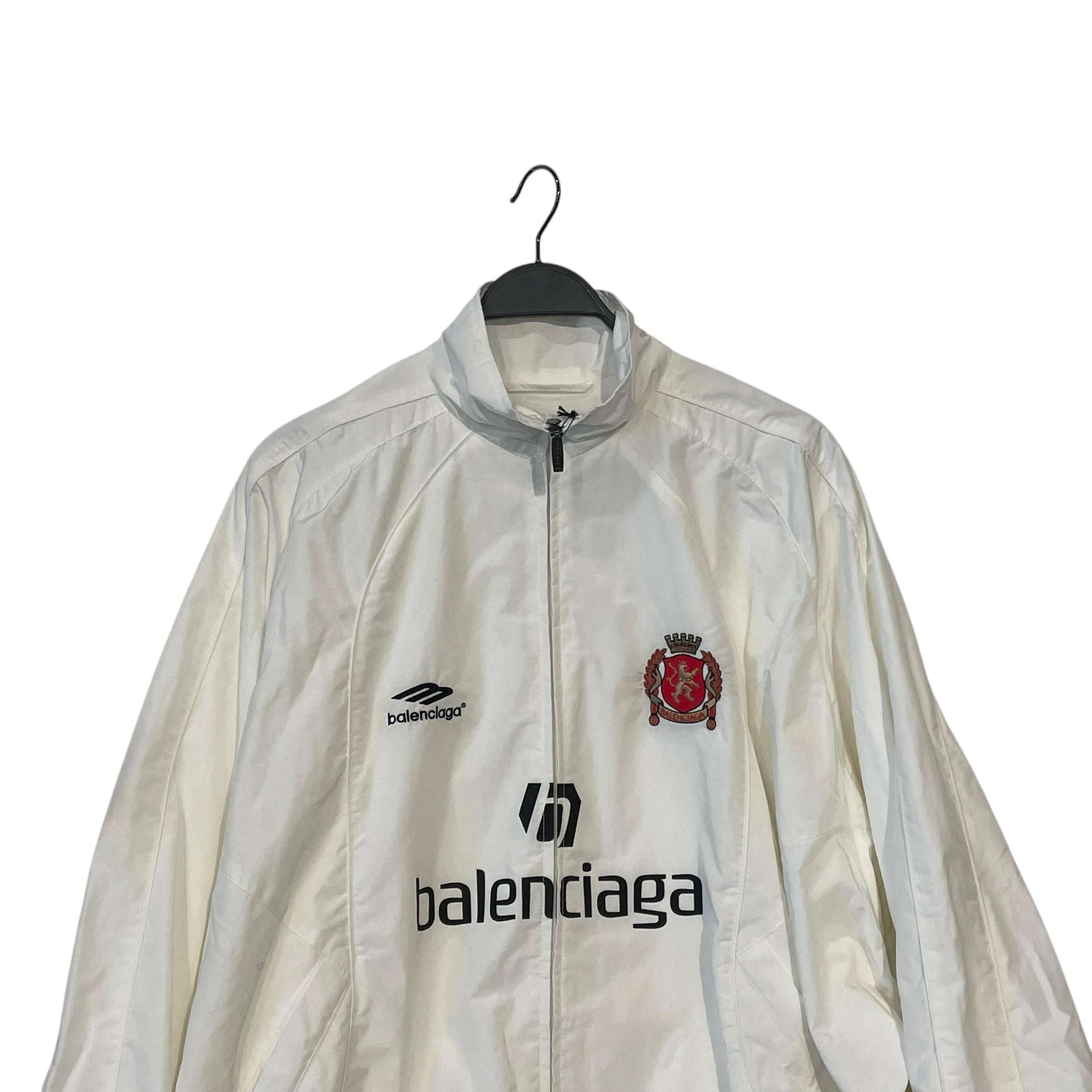 BALENCIAGA/Track Jkt/52/Nylon/WHT/TECHNO TRACK JACKET view 2