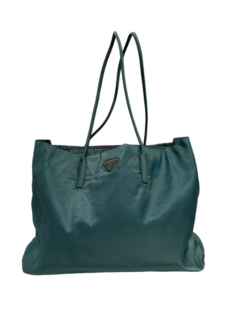 PRADA/Hand Bag/M/Nylon/BLU/tessuto clutch bag