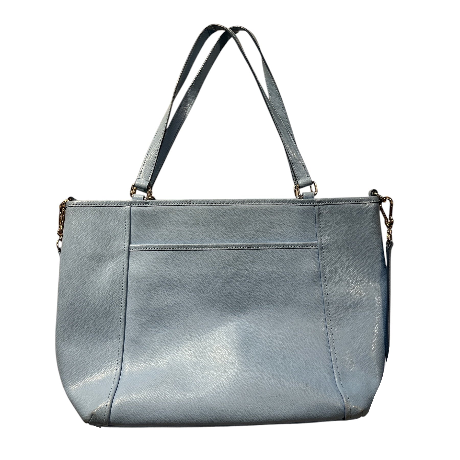 COACH/Hand Bag/Leather/BLU/ view 2