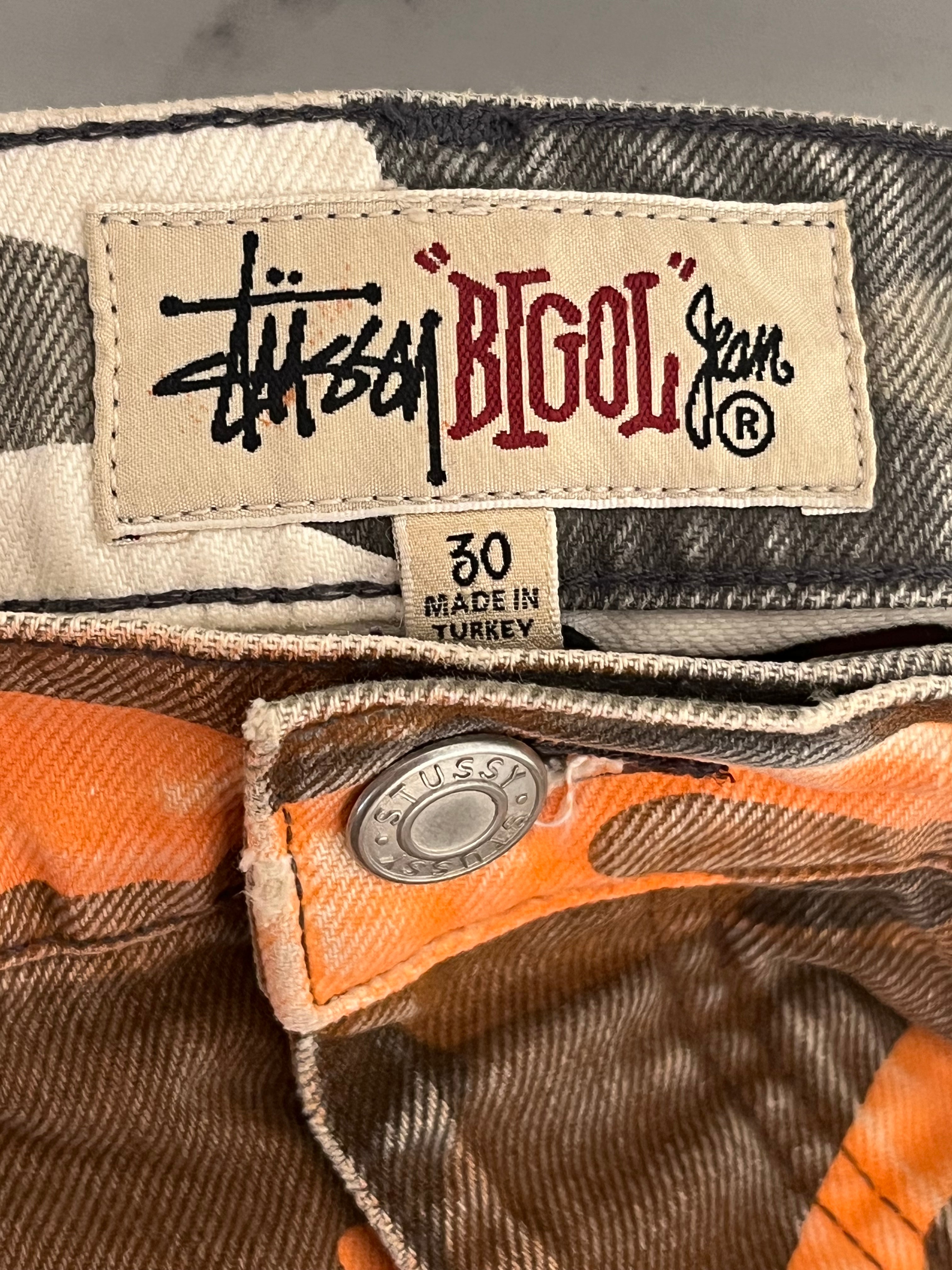 STUSSY/Shorts/30/Denim/ORN/Camouflage/112295 CAMO ORNGE SHORTS view 3