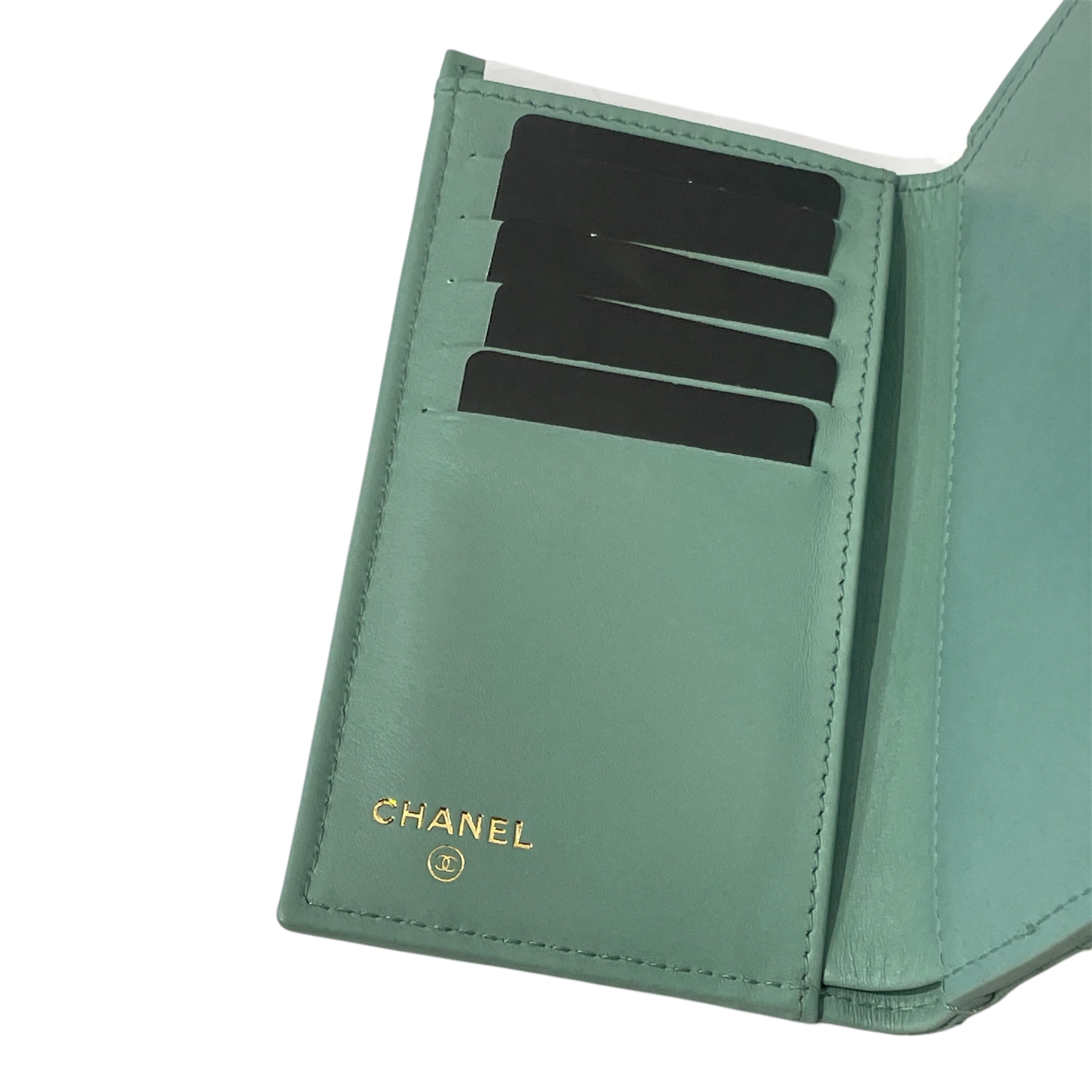 CHANEL/Wallet/Leather/GRN/ view 4