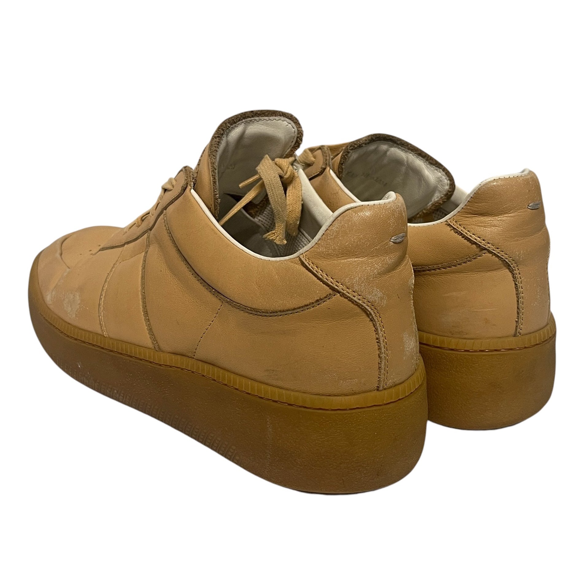 Maison Margiela/Low-Sneakers/EU 44/Leather/BEG/22 sub low sneaker/platform view 2