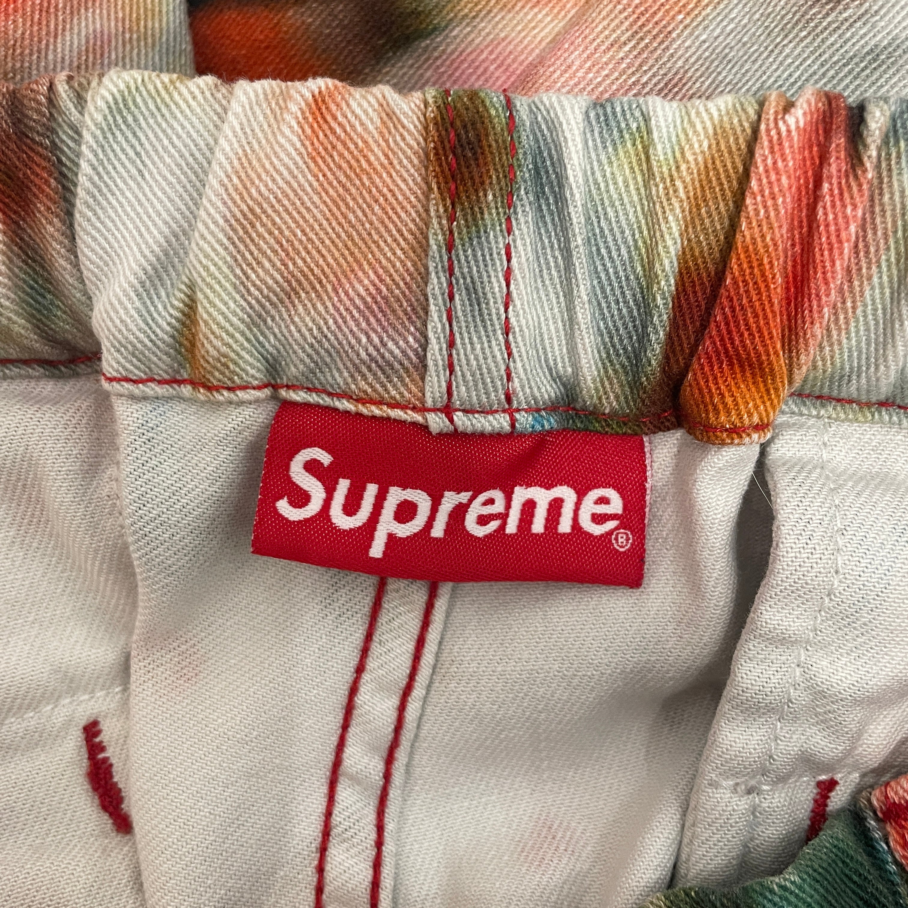 Supreme/Pants/M/Cotton/RED/Floral Pattern/Liberty Floral Belted view 3