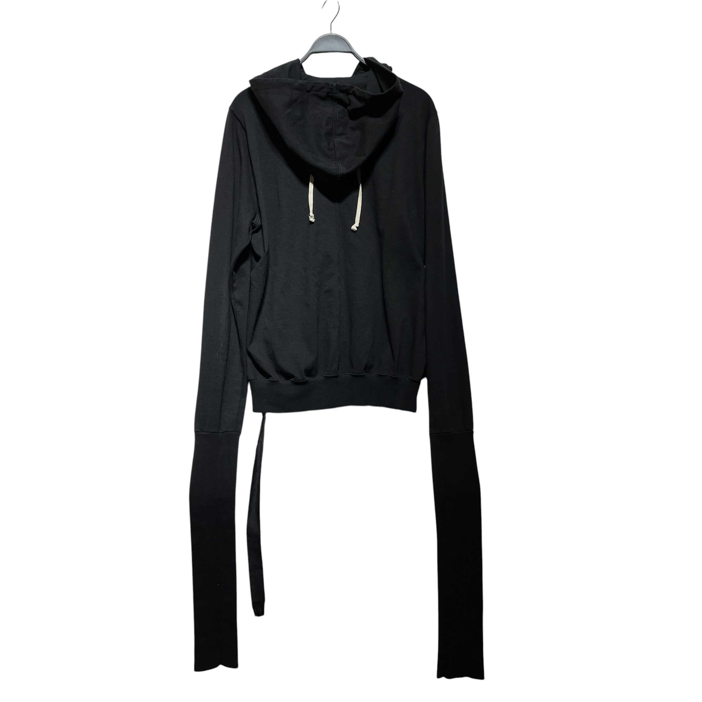Rick Owens/Hoodie/L/Cotton/BLK/gauntlet granbury hoodie view 2