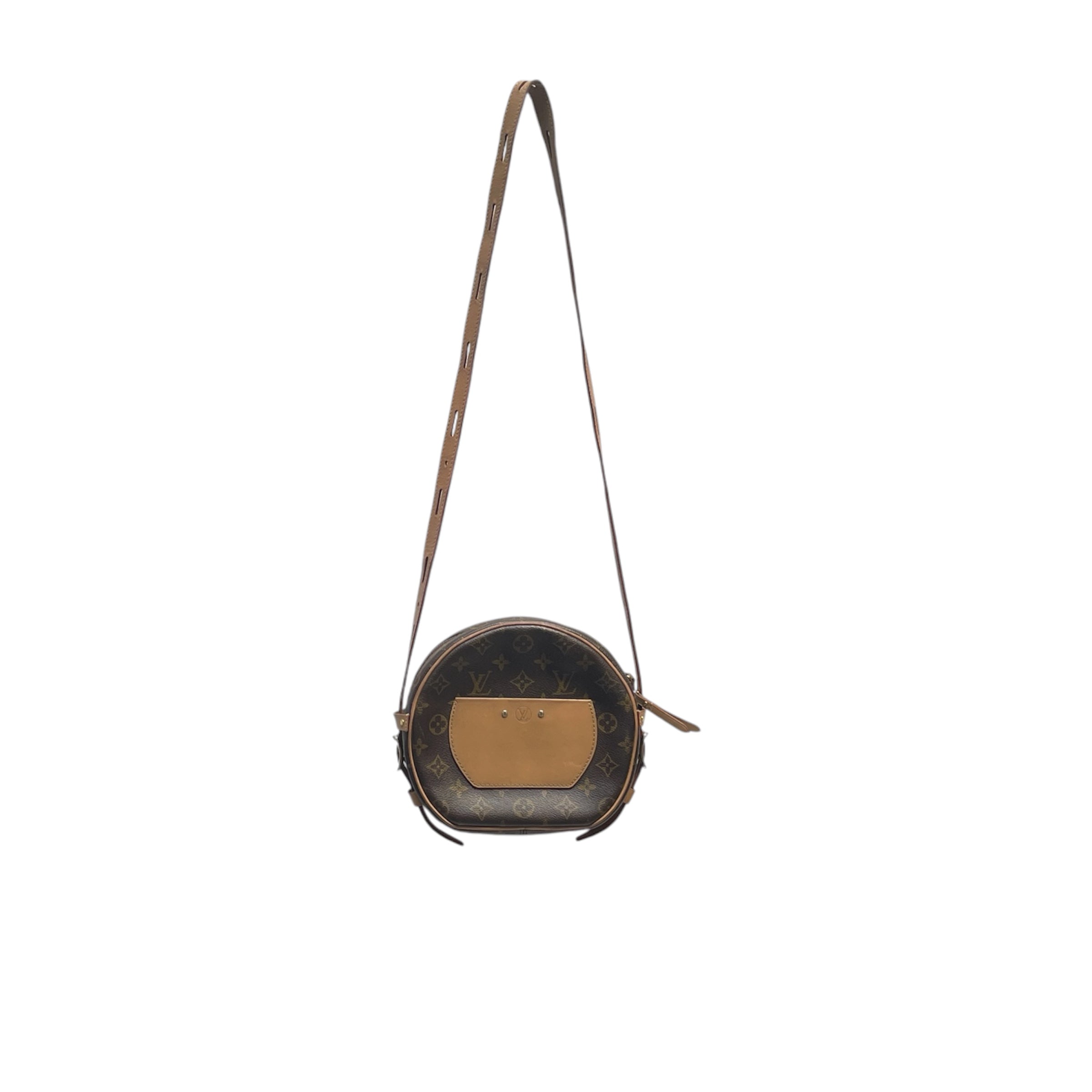 LOUIS VUITTON/Cross Body Bag/Monogram/Leather/BRW/circular view 2
