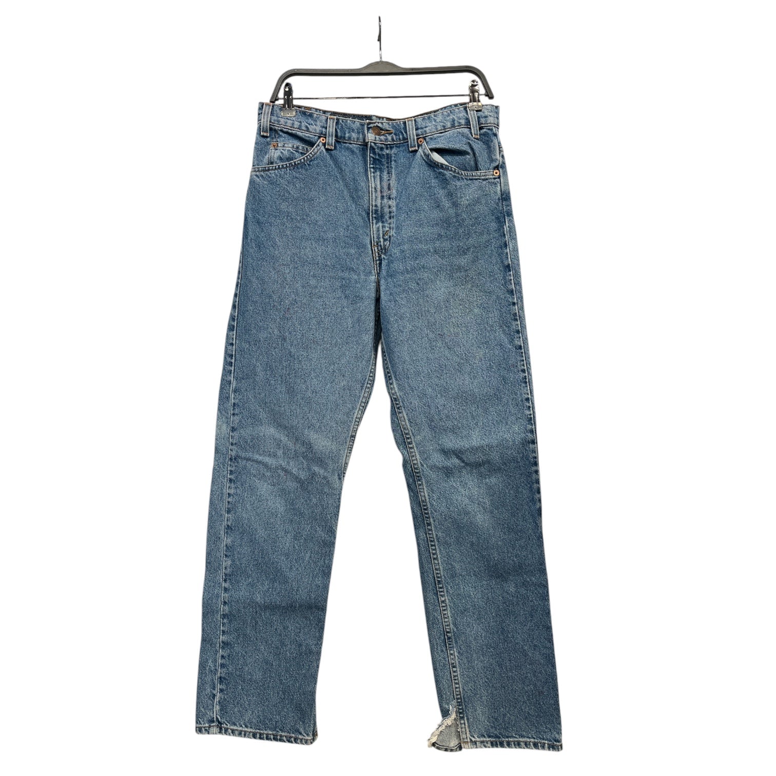 Levi's/Straight Pants/33/Denim/IDG/orange tab 505 back fade view 1