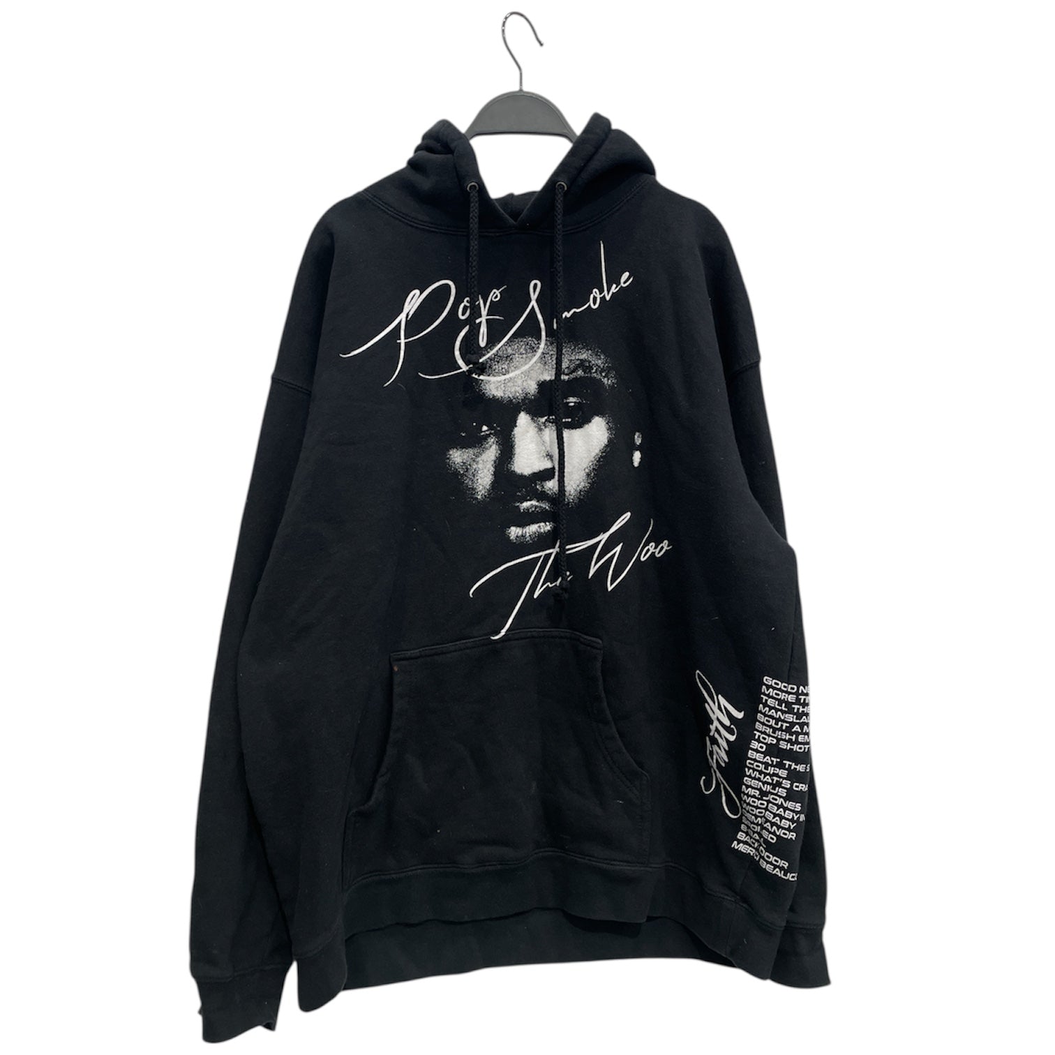 VLONE/Hoodie/XL/Graphic/Cotton/BLK/POP SMOKE view 1