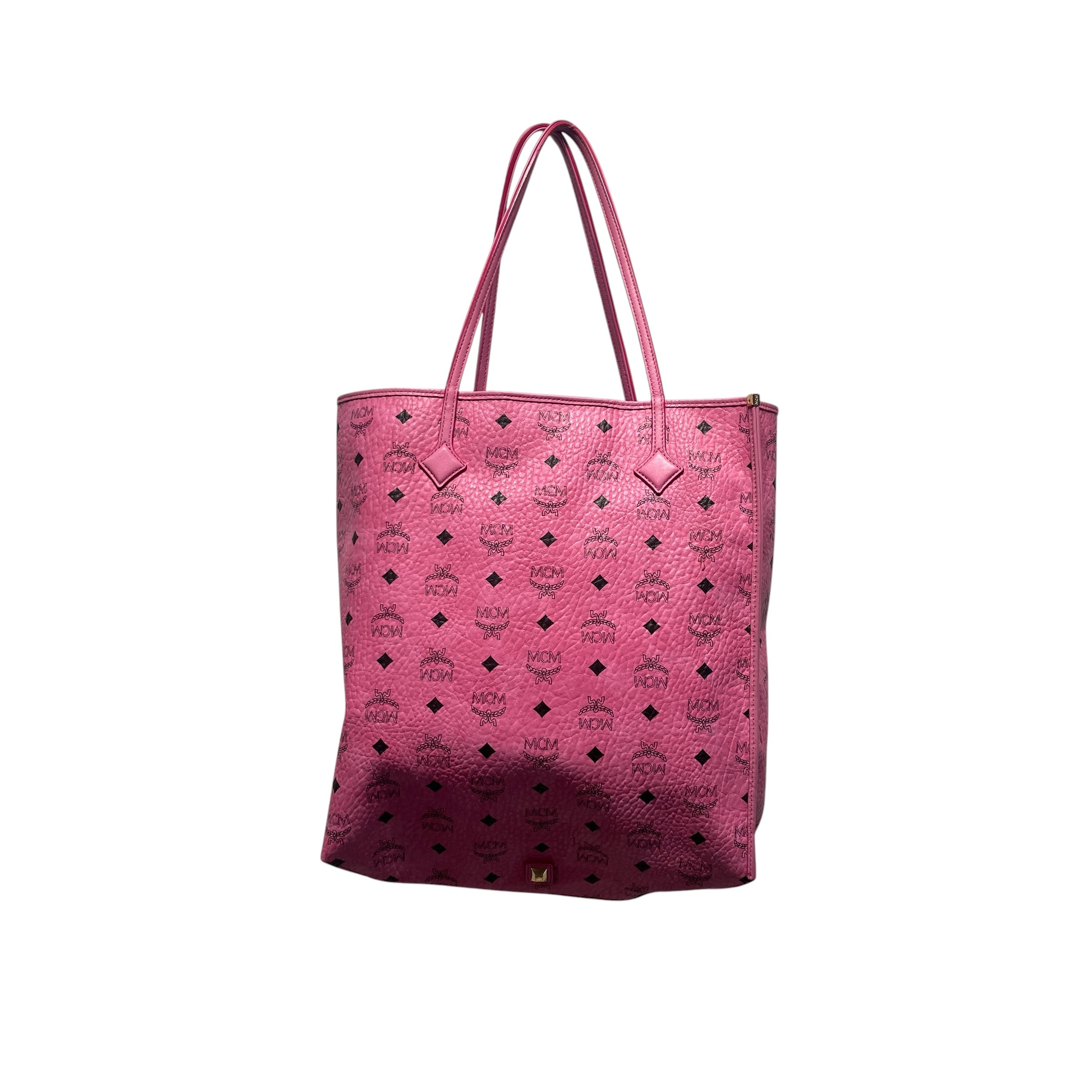 MCM/Tote Bag/Monogram/Leather/PNK/SHOPPERS TOTE view 2