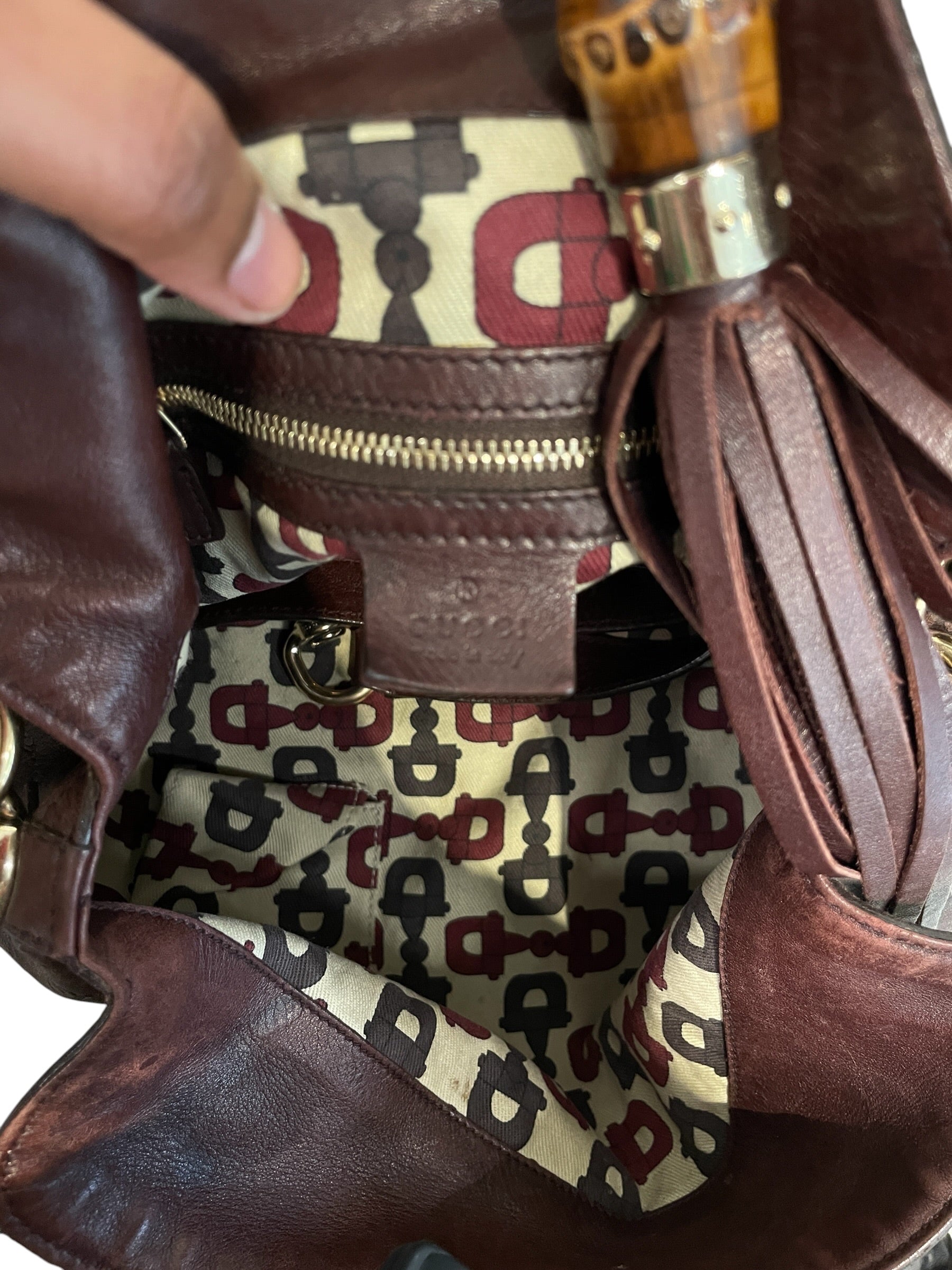 GUCCI/Hand Bag/All Over Print/Leather/BRD/BABOUSKA LEATHER BAG view 8