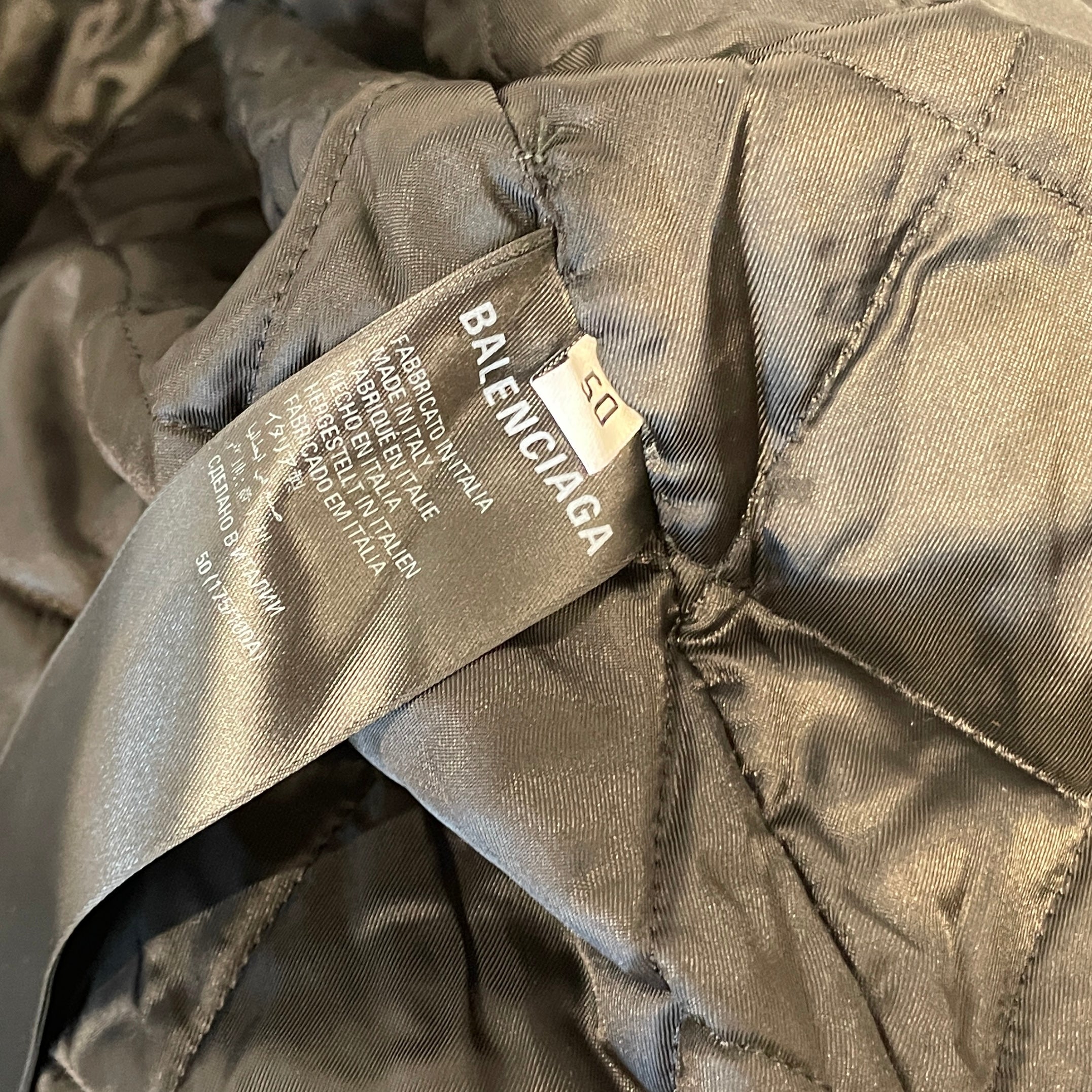 BALENCIAGA/Leather Jkt/50/Leather/BLK/All Over Print/BB MONOGRAM LEATHER JACKET view 9