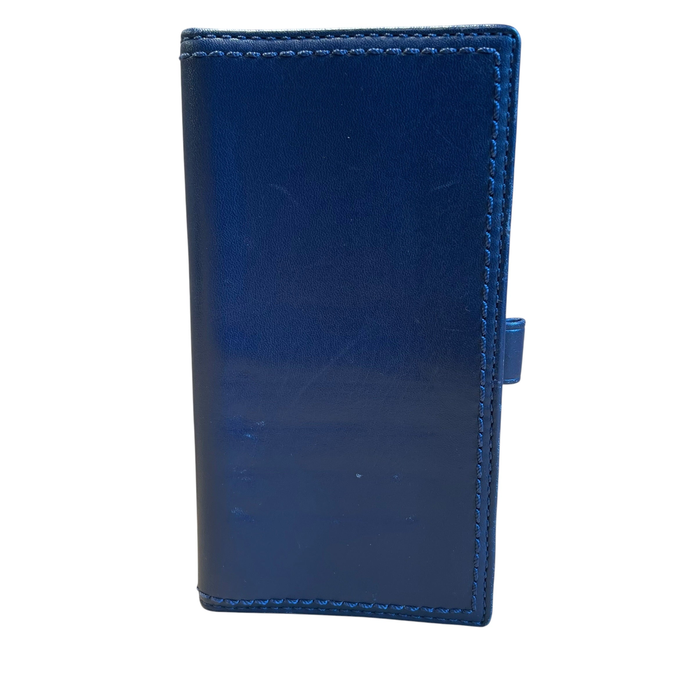 COACH/Wallet/Leather/NVY/L's/baby blu in/blu stitch view 1