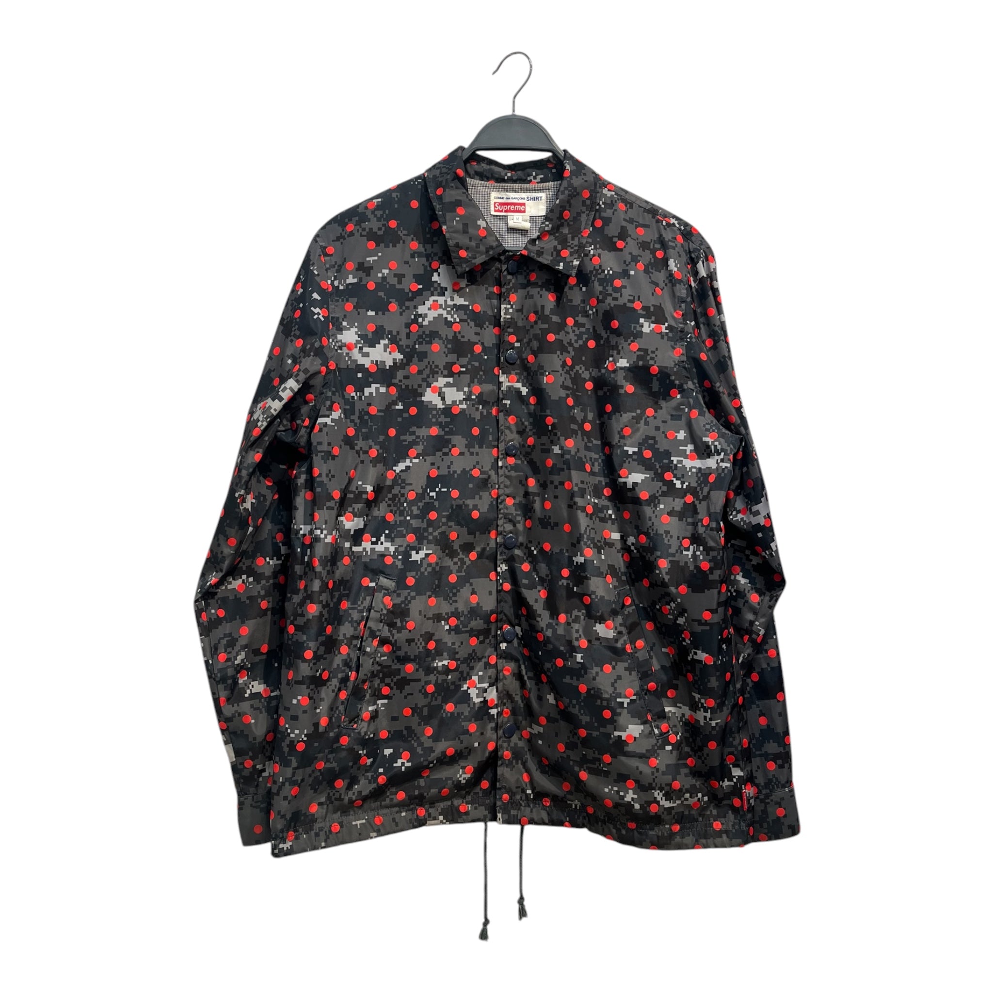 Supreme/COMME des GARCONS SHIRT/Windbreaker/M/Polyester/BLK/Camouflage/SS13 DIGICAMO COACH JACKET view 1
