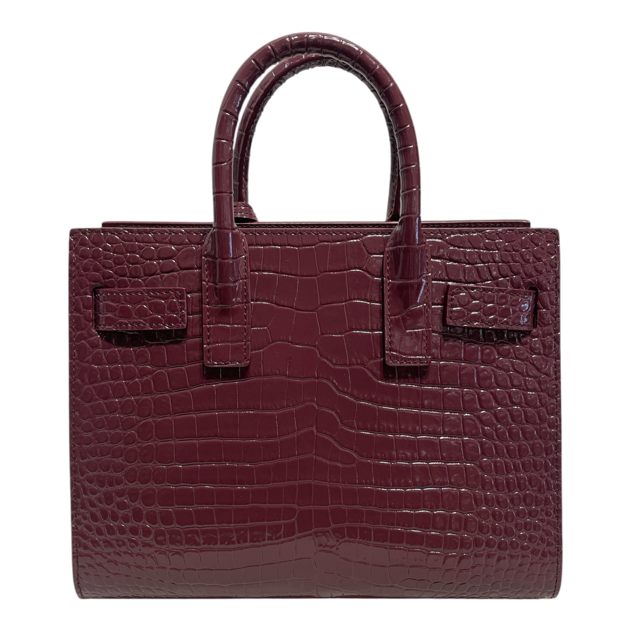 SAINT LAURENT/Cross Body Bag/Animal Pattern/BRD/croc embossed sac de jour view 3