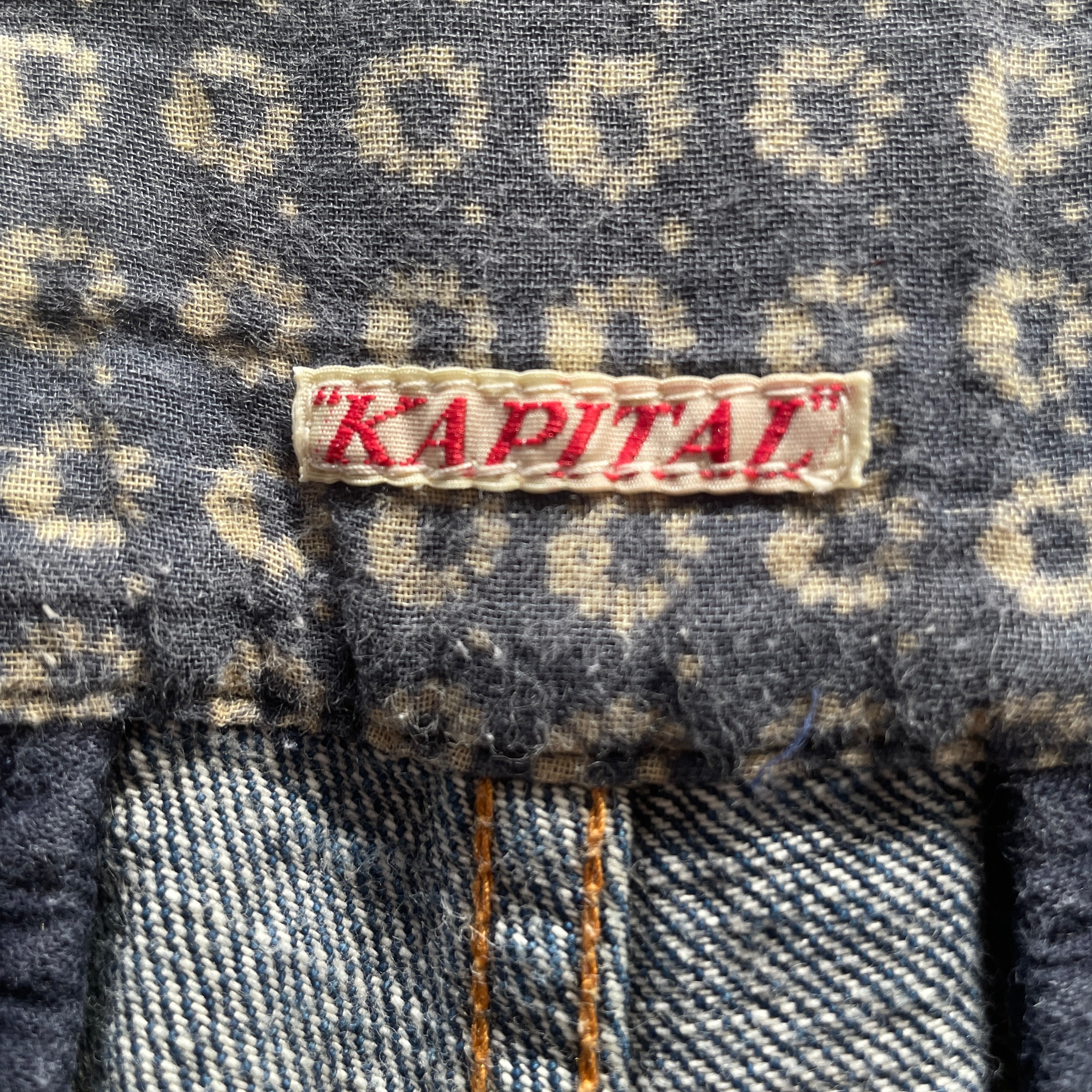 KAPITAL/Shorts/0/Denim/BLU/ view 3