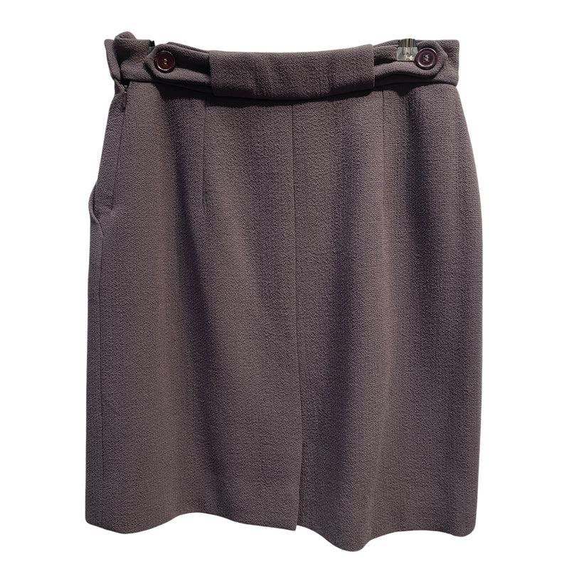BALENCIAGA/Skirt/42/Silk/KHK/