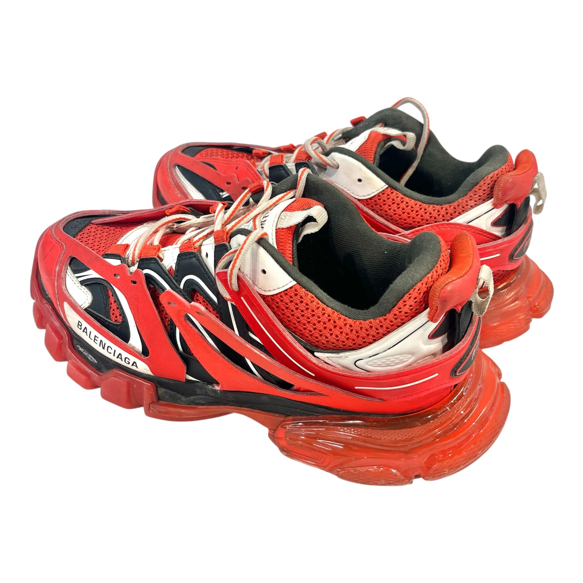 BALENCIAGA/Low-Sneakers/US 9/All Over Print/RED/ view 2