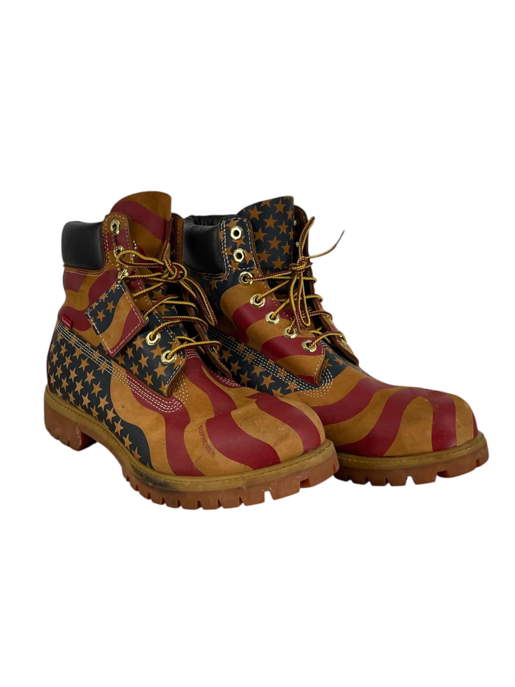 Supreme/Timberland/Boots/UK 9/All Over Print/MLT/A1PHFA1740 STARS AND STRIPES view 1