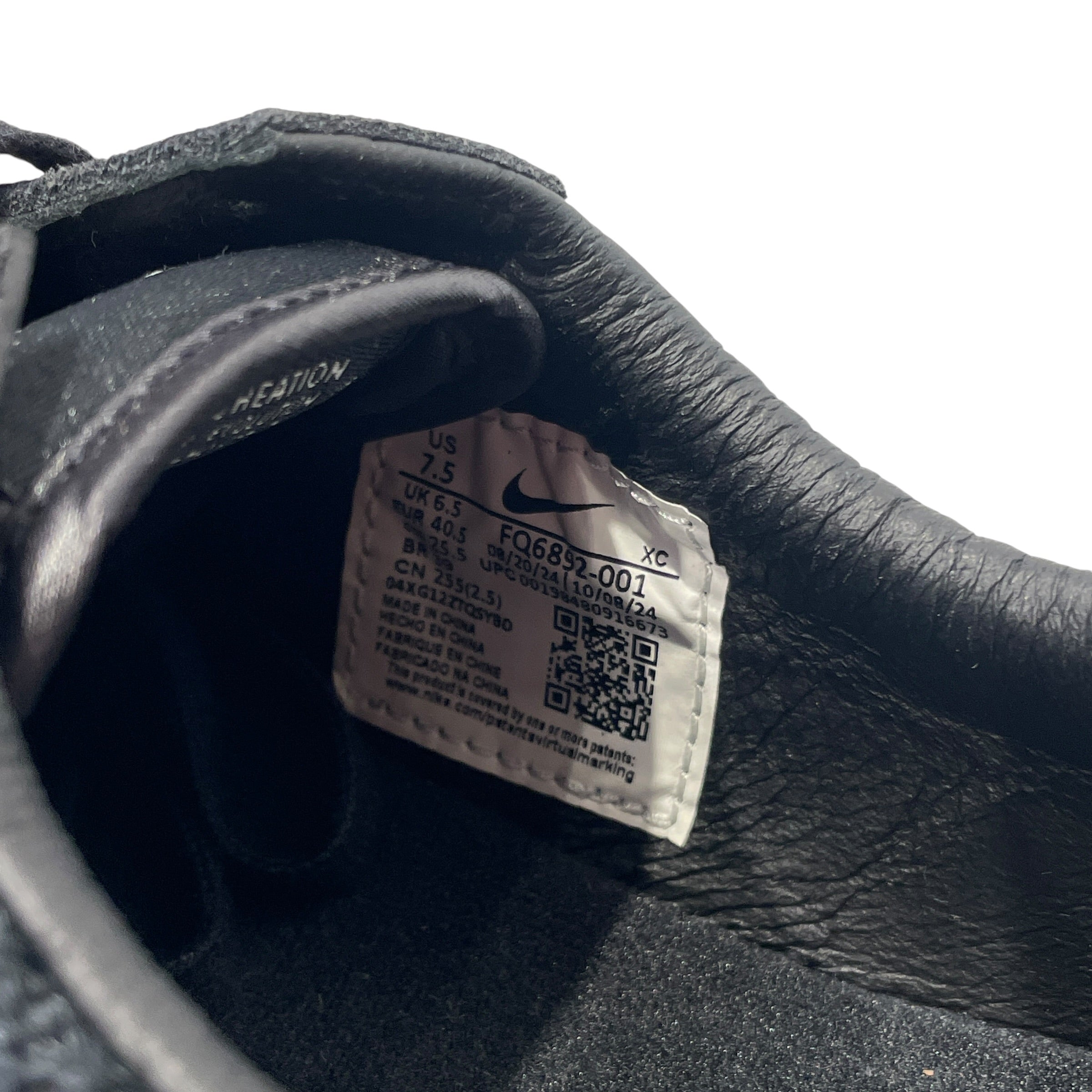 NIKE/BODE/Low-Sneakers/US 7.5/Nylon/BLK/ASTROGRABBER view 4