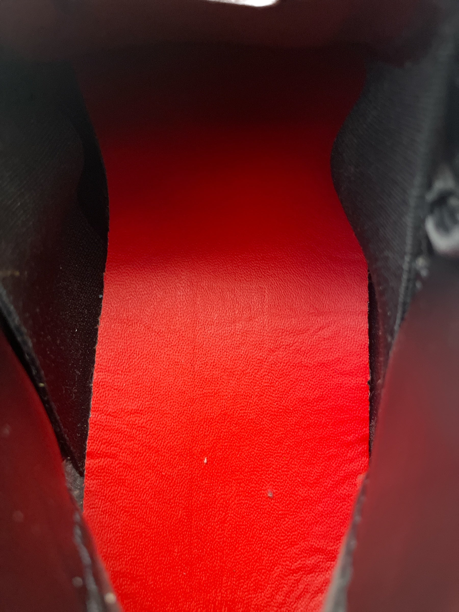 PYER MOSS/Low-Sneakers/US 6/Suede/BLK/RED SOLE view 3