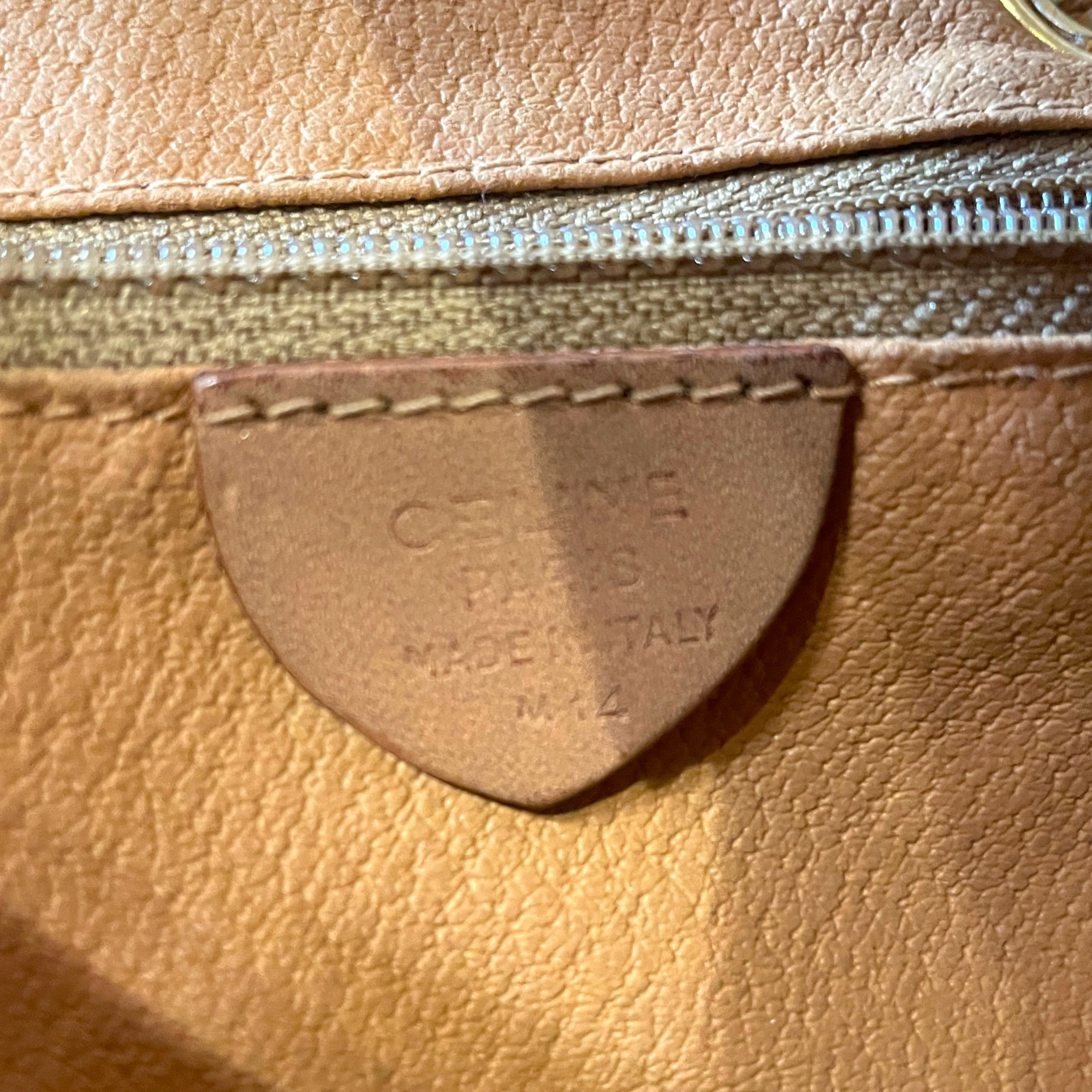 CELINE/Backpack/Monogram/Leather/BRW/Macadam Backpack view 5