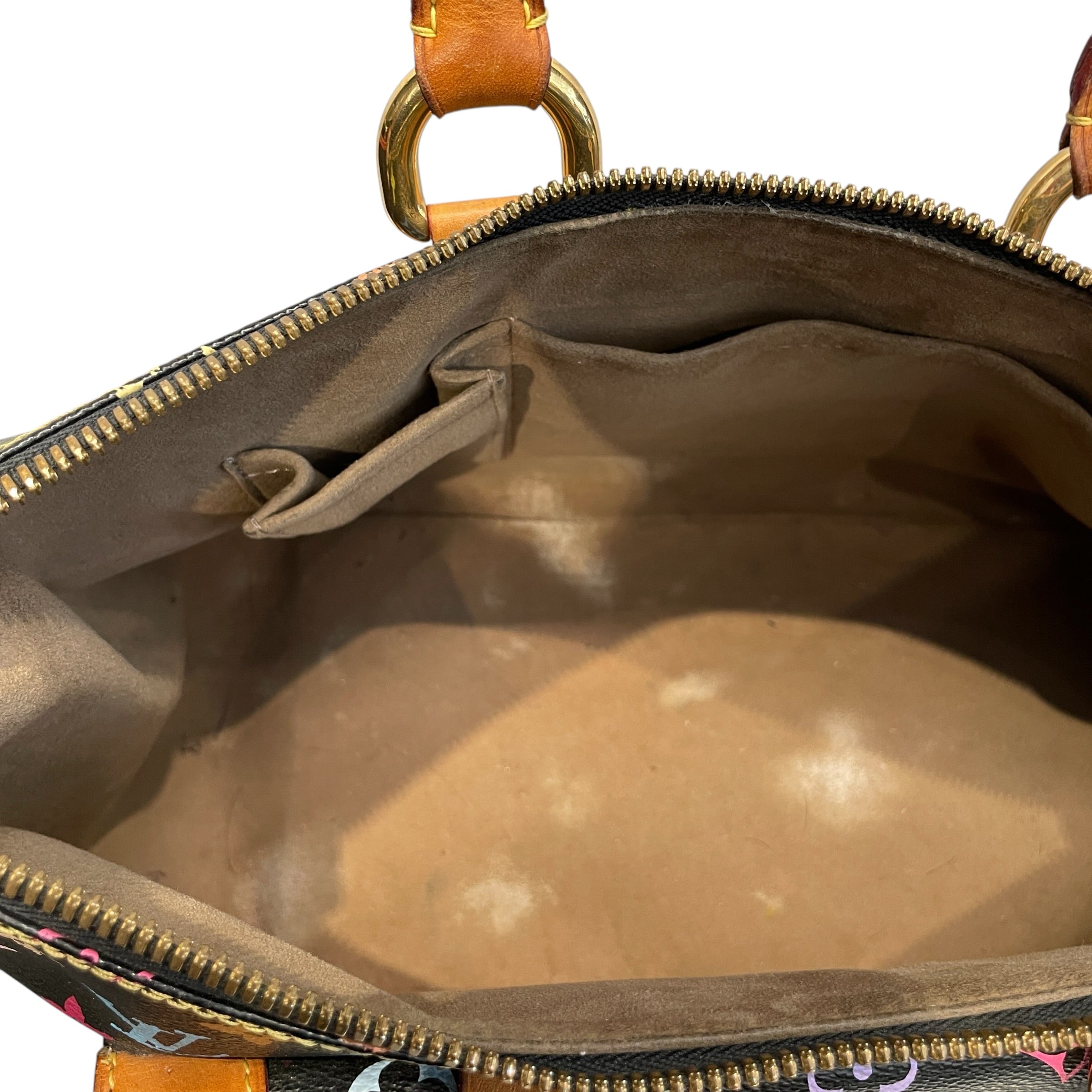 LOUIS VUITTON/Hand Bag/Monogram/Leather/BLK/MULTICOLORE RITA view 7