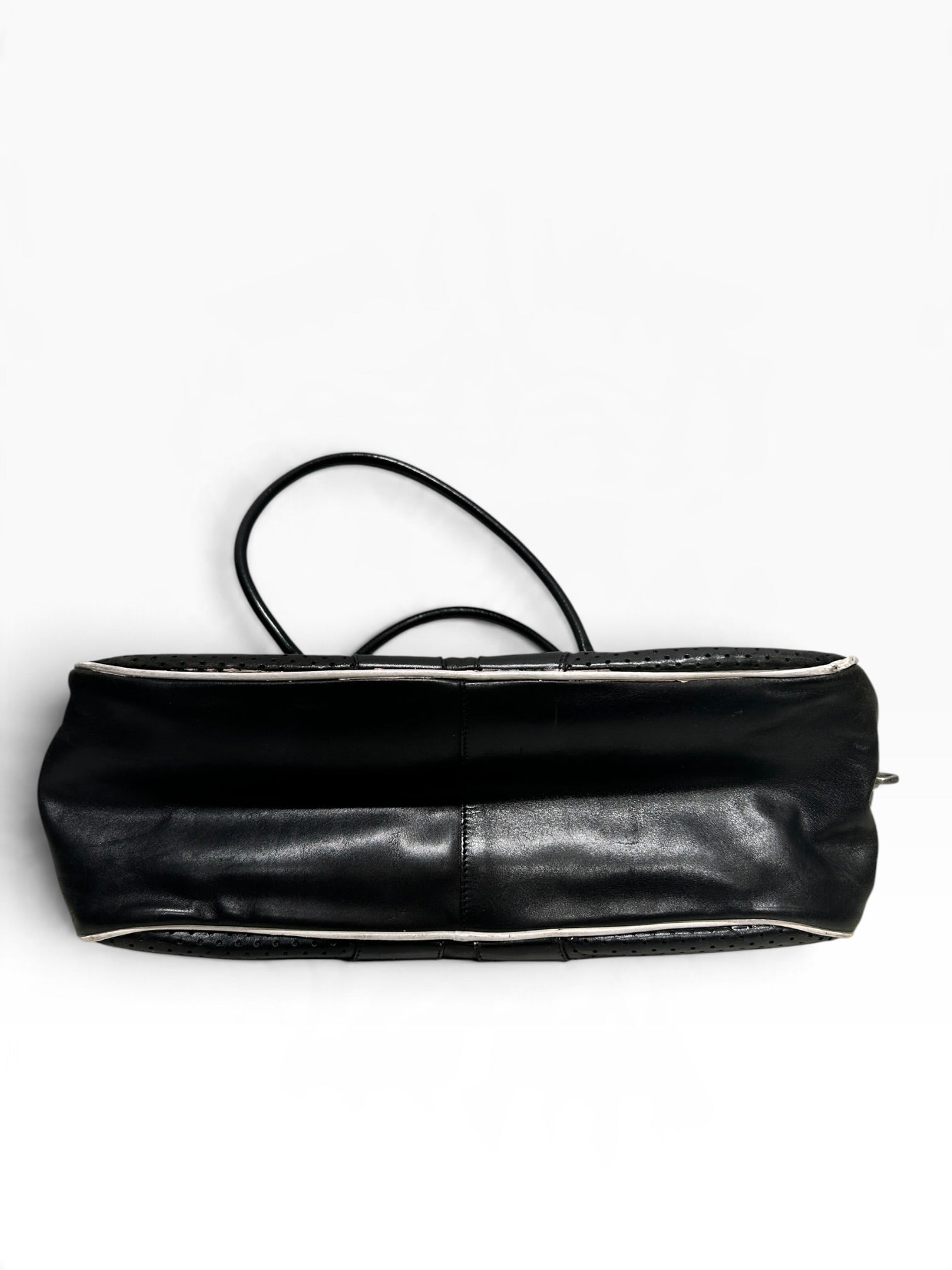 PRADA/Bag/Leather/BLK/ENAMELED TRIANGLE BAG view 3