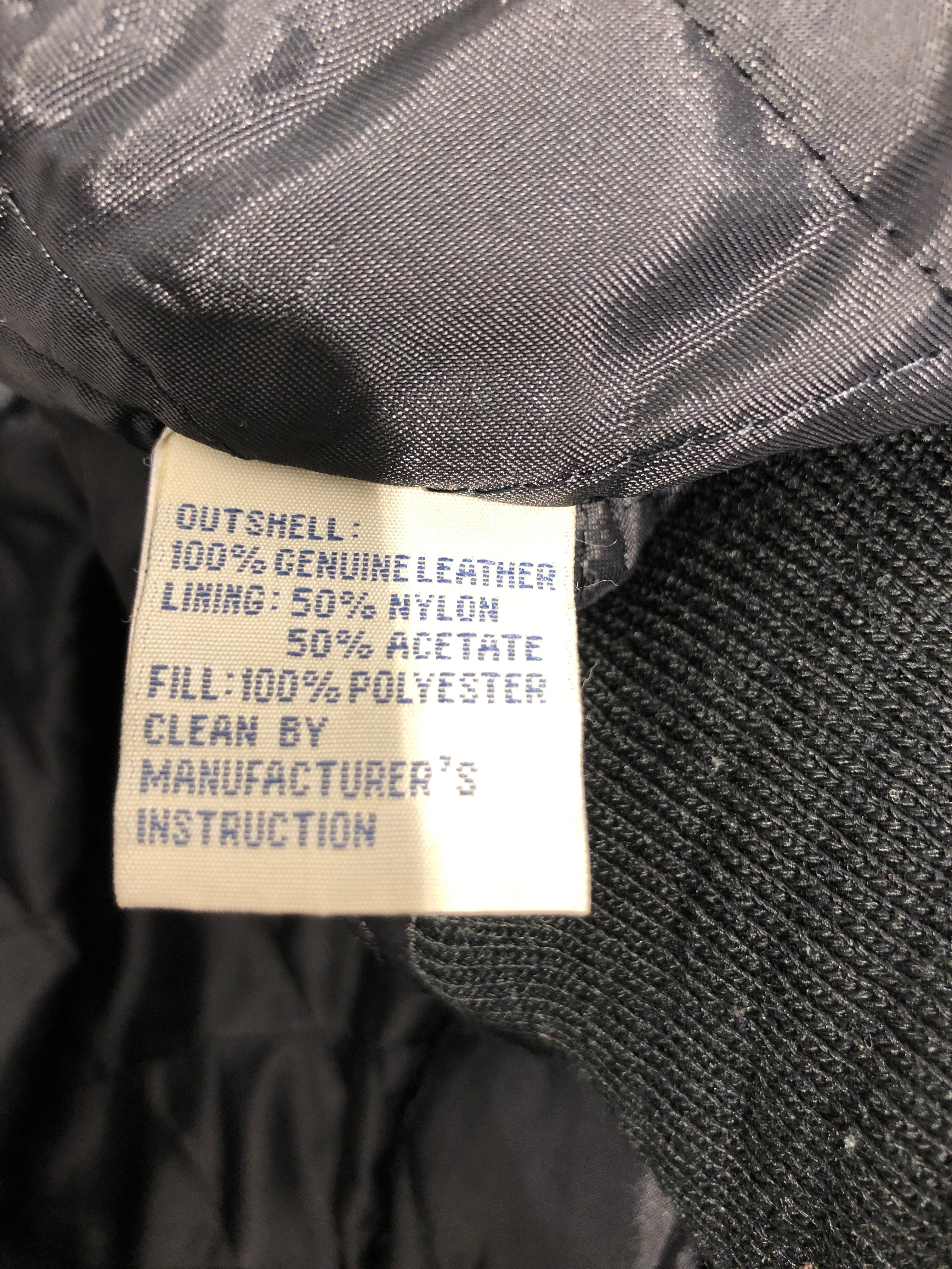 AVIREX/Leather Jkt/XXL/Leather/BLK/Black Aces multi patch Bomber view 10