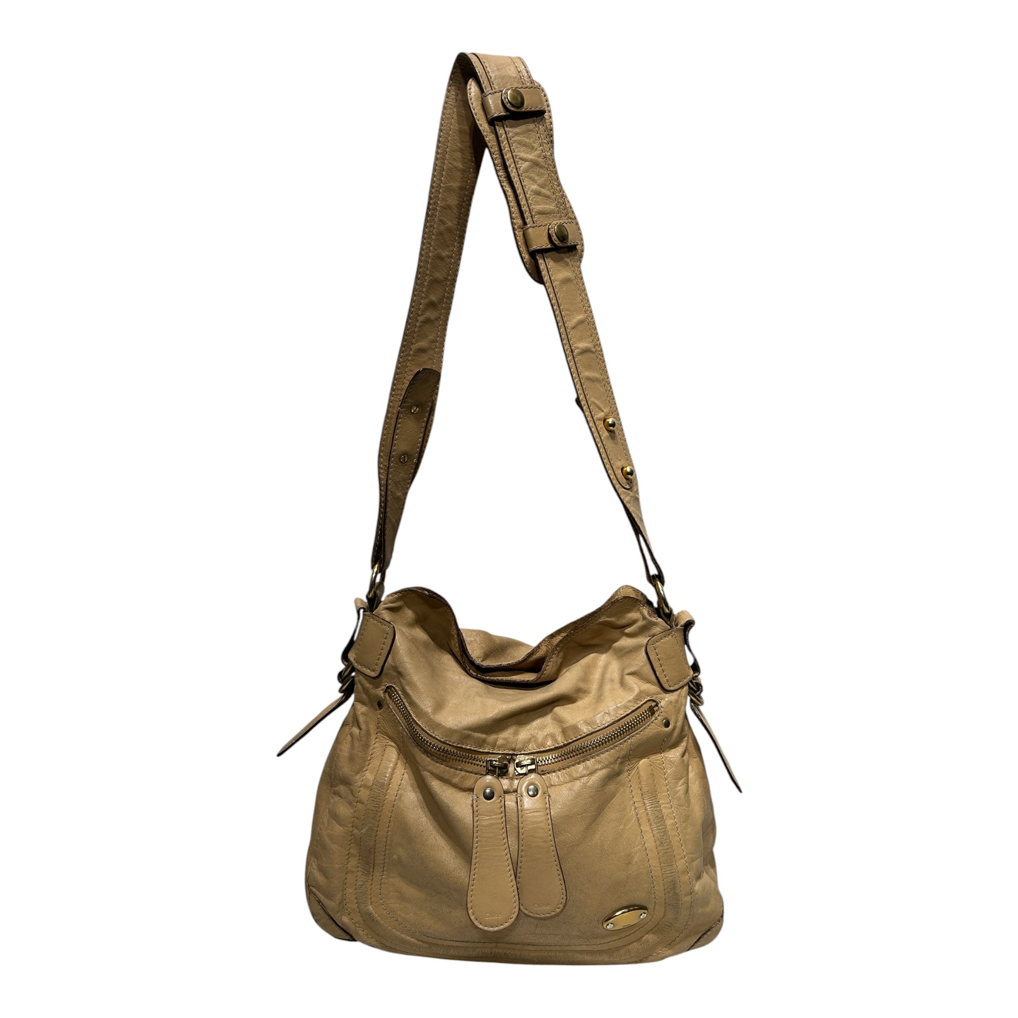 Chloe/Bag/Leather/BEG/ view 1
