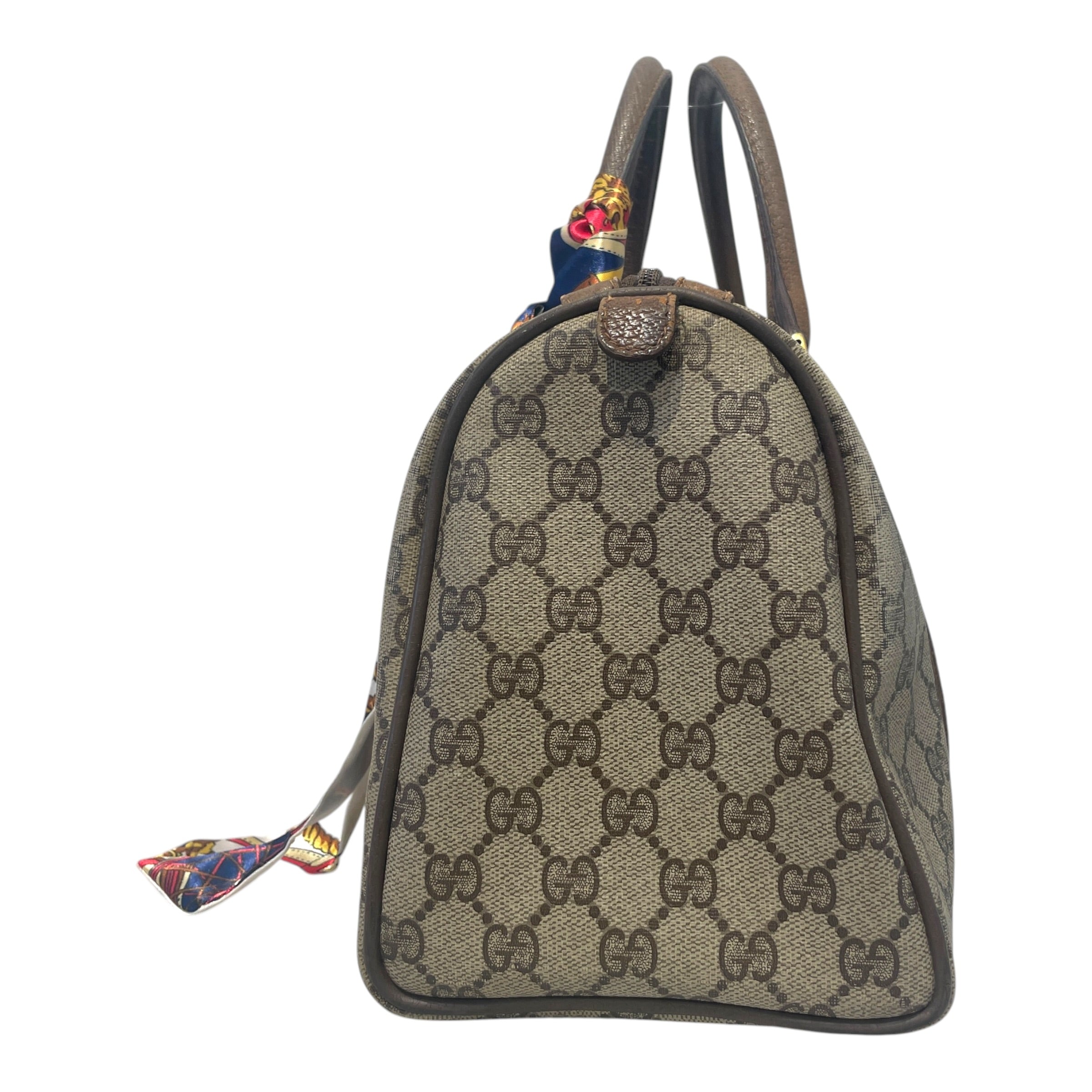 GUCCI/Luggage/Monogram/Leather/BRW/Ophidia Boston Bag view 5