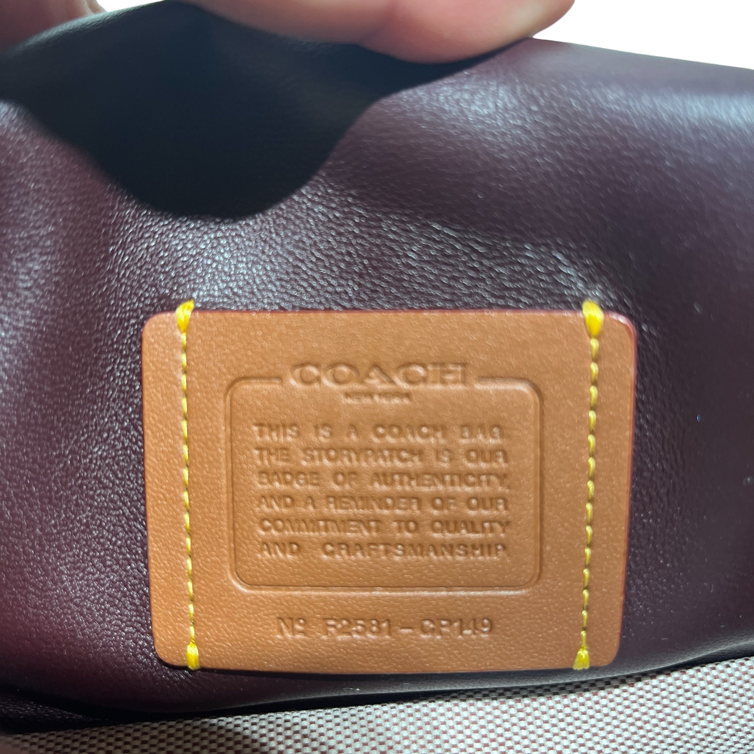 COACH/Bag/Leather/BRW/tabby 20 view 5