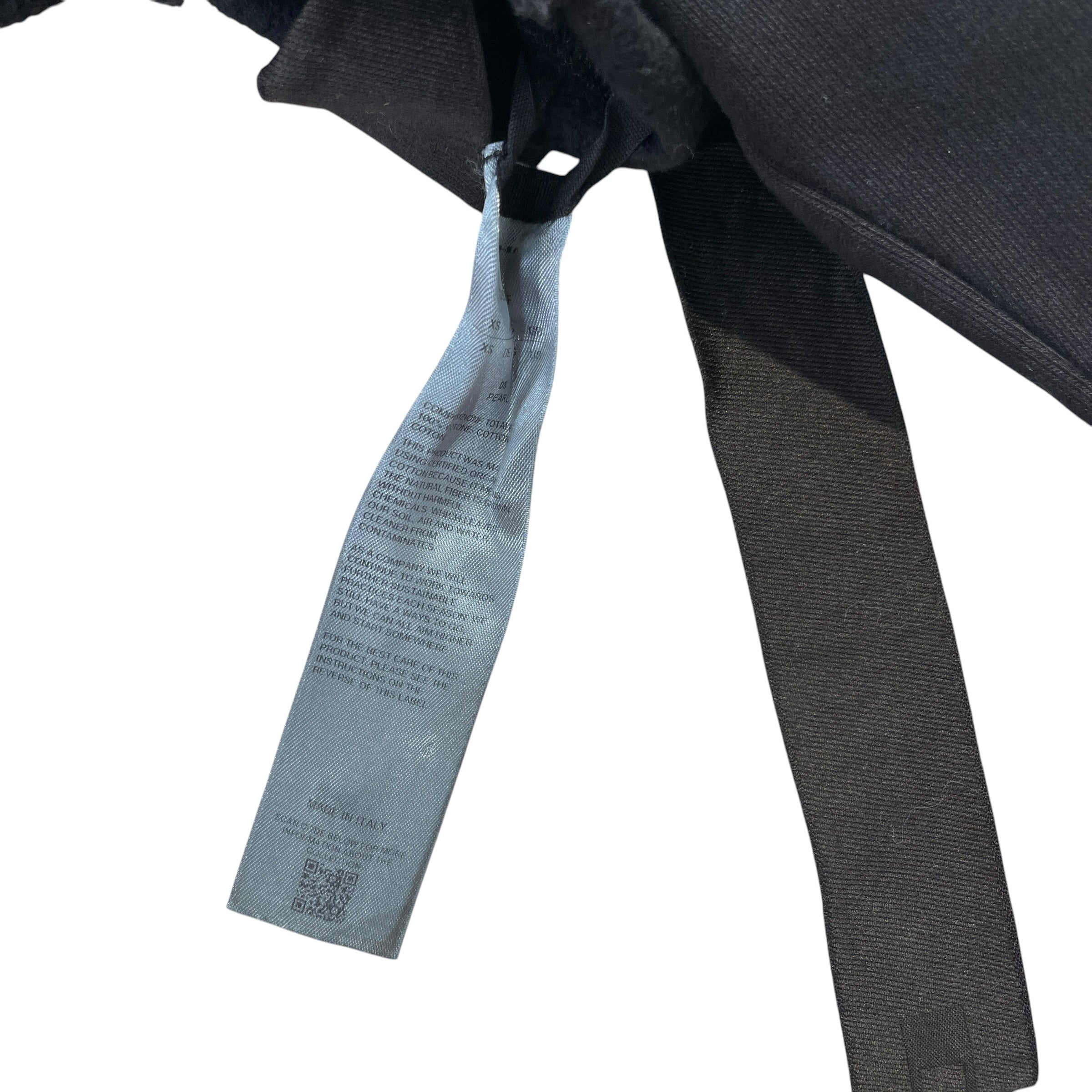RICK OWENS DRKSHDW/LS T-Shirt/XS/Cotton/BLK/TechSweat Cropped view 3