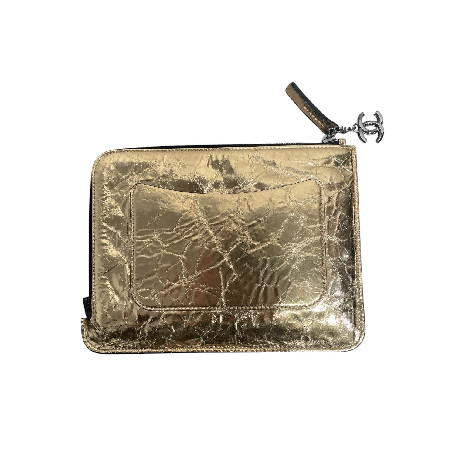 CHANEL/Clutch Bag/Leather/GLD/VOTEZ COCO Gold Clutch view 2